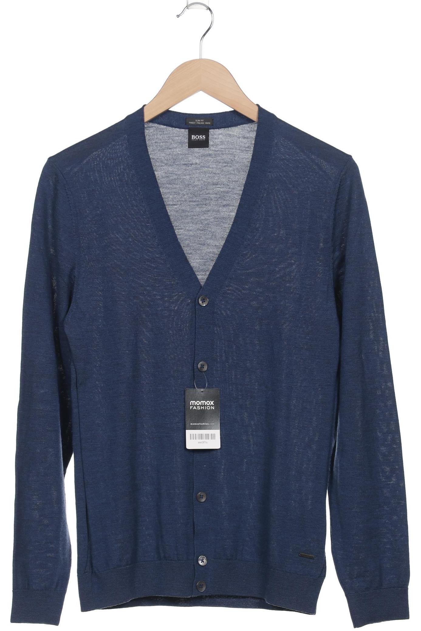 

Boss by Hugo Boss Herren Strickjacke, marineblau, Gr. 48