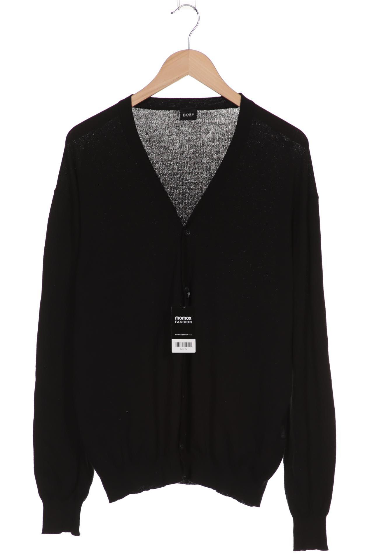 

Boss by Hugo Boss Herren Strickjacke, schwarz, Gr. 48