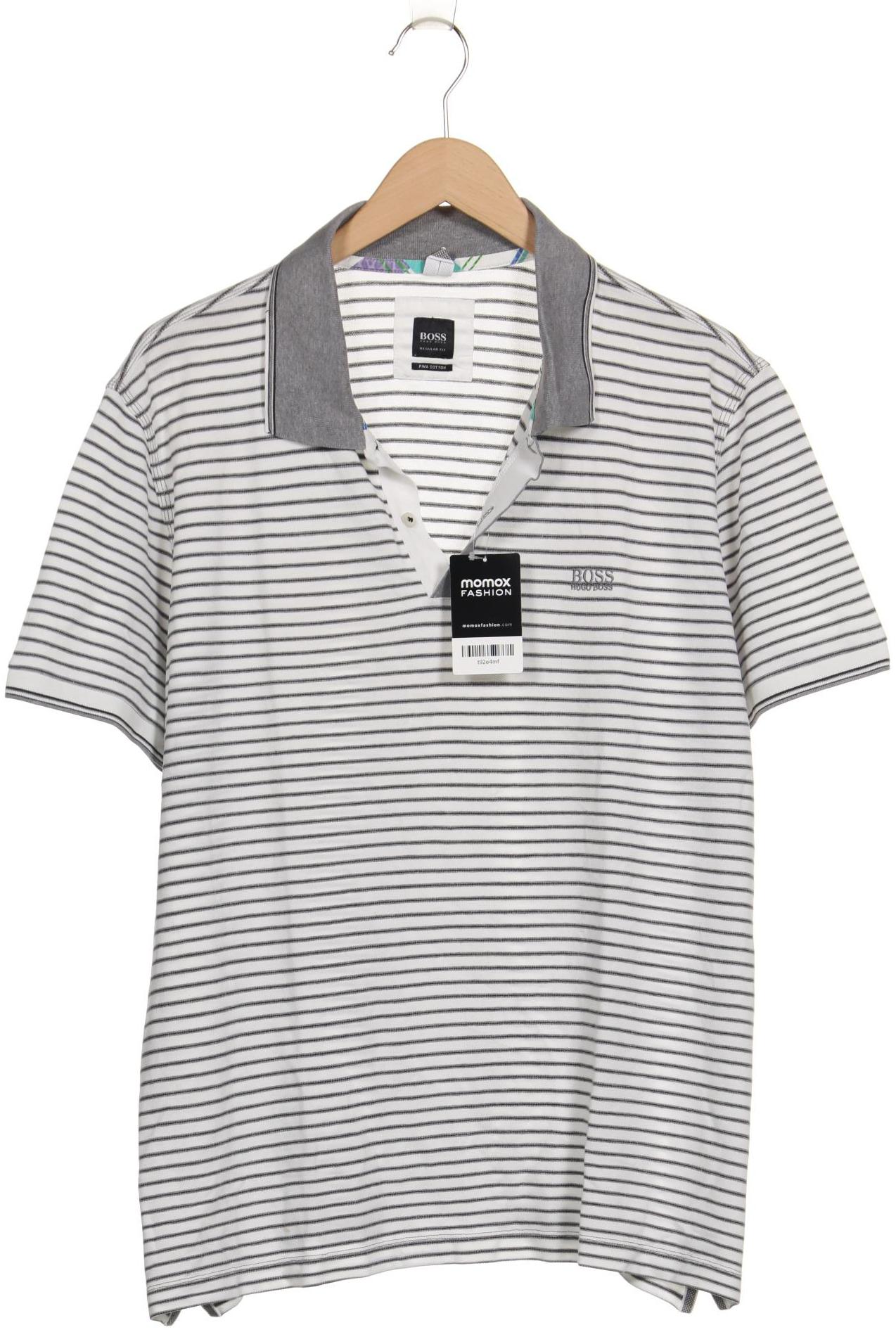 

Boss by Hugo Boss Herren Poloshirt, weiß, Gr. 62