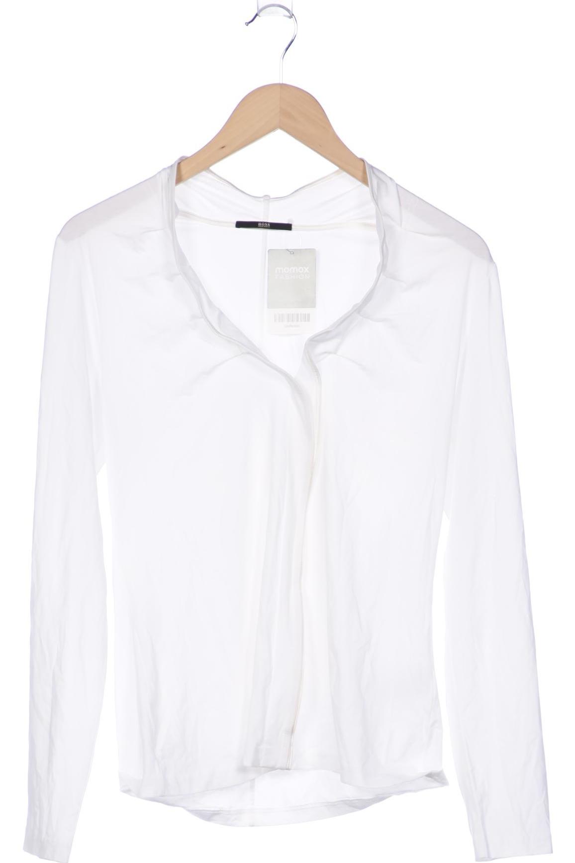 

Boss by Hugo Boss Damen Langarmshirt, weiß, Gr. 42