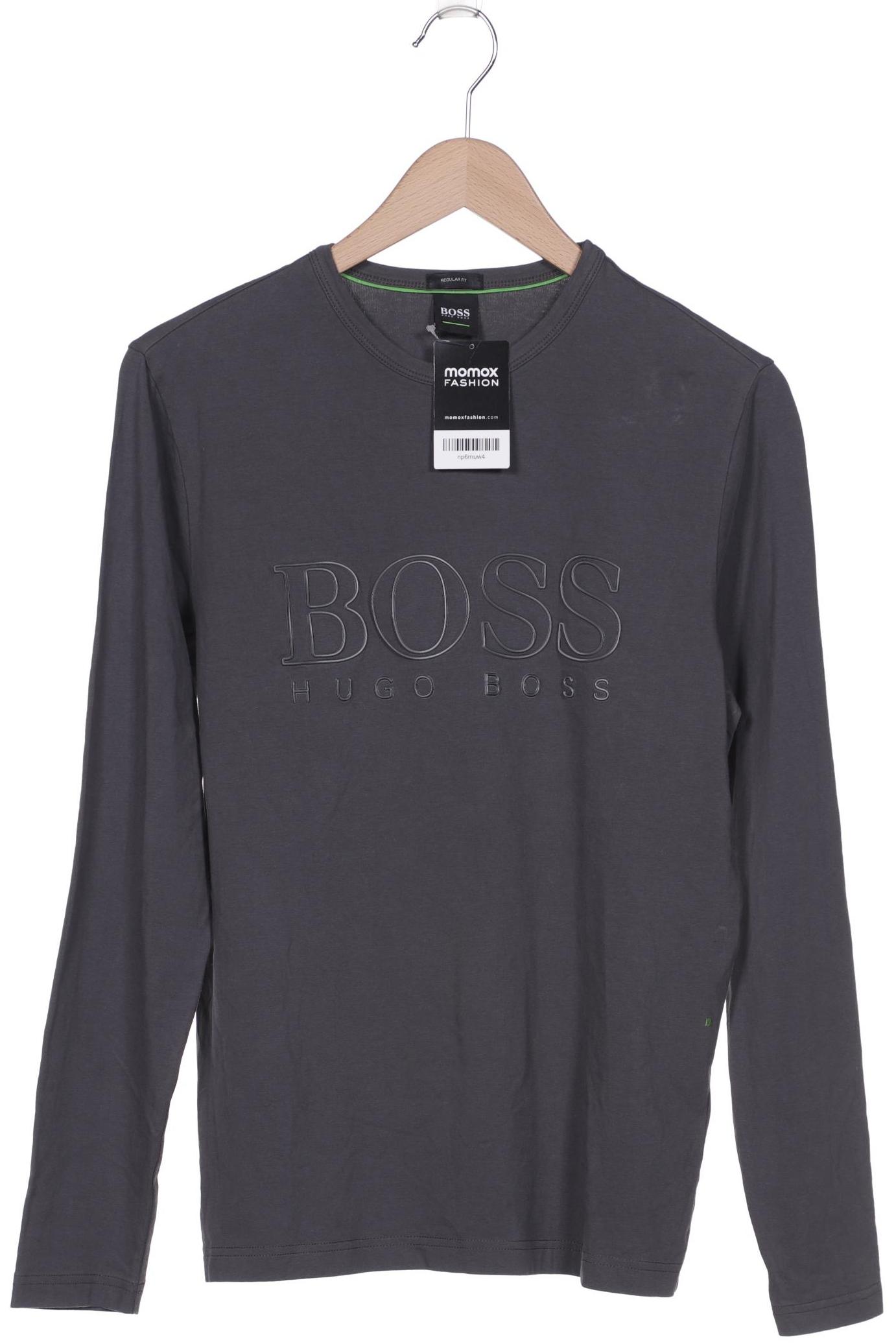 

Boss Green Damen Langarmshirt, grau, Gr. 36