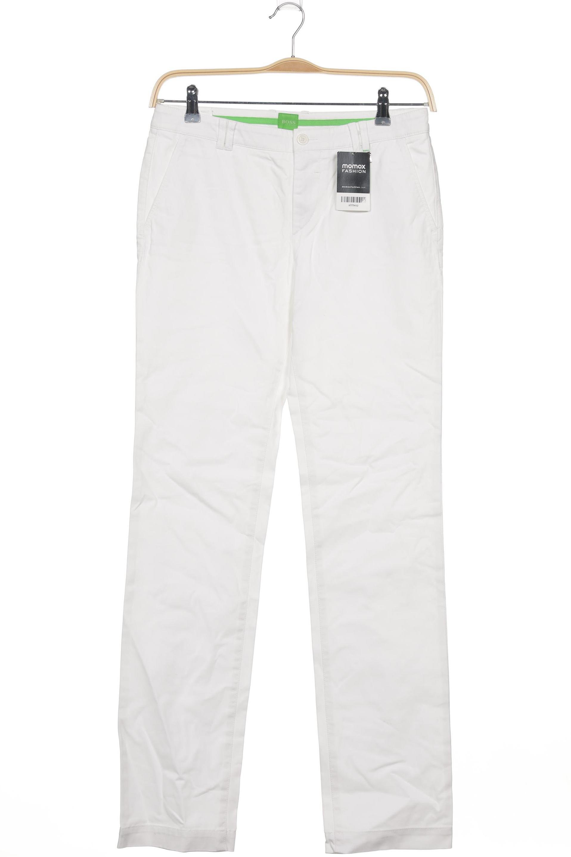 

Boss Green Damen Stoffhose, weiß, Gr. 36