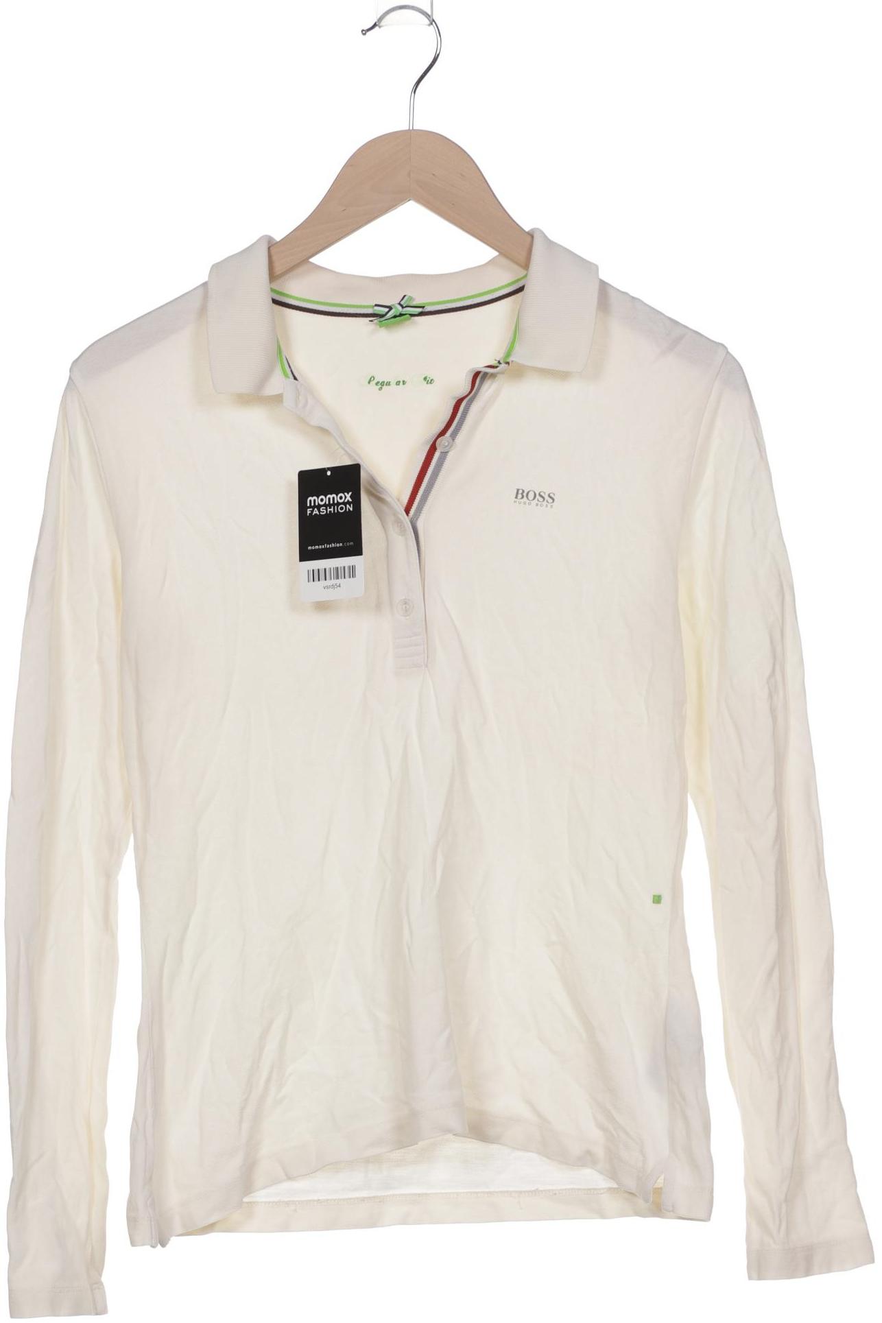 

Boss Green Damen Poloshirt, cremeweiß, Gr. 42