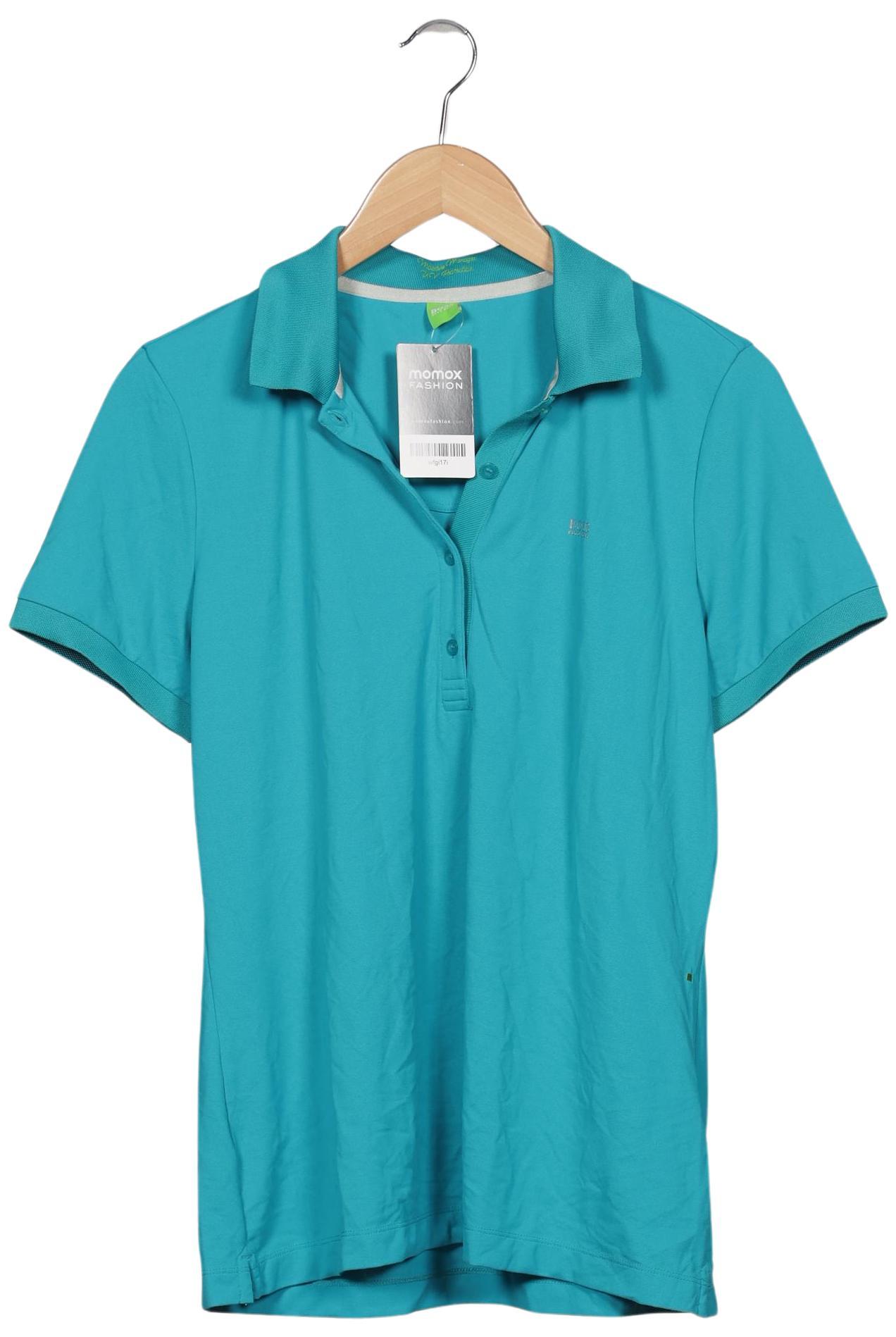 

Boss Green Damen Poloshirt, türkis, Gr. 44