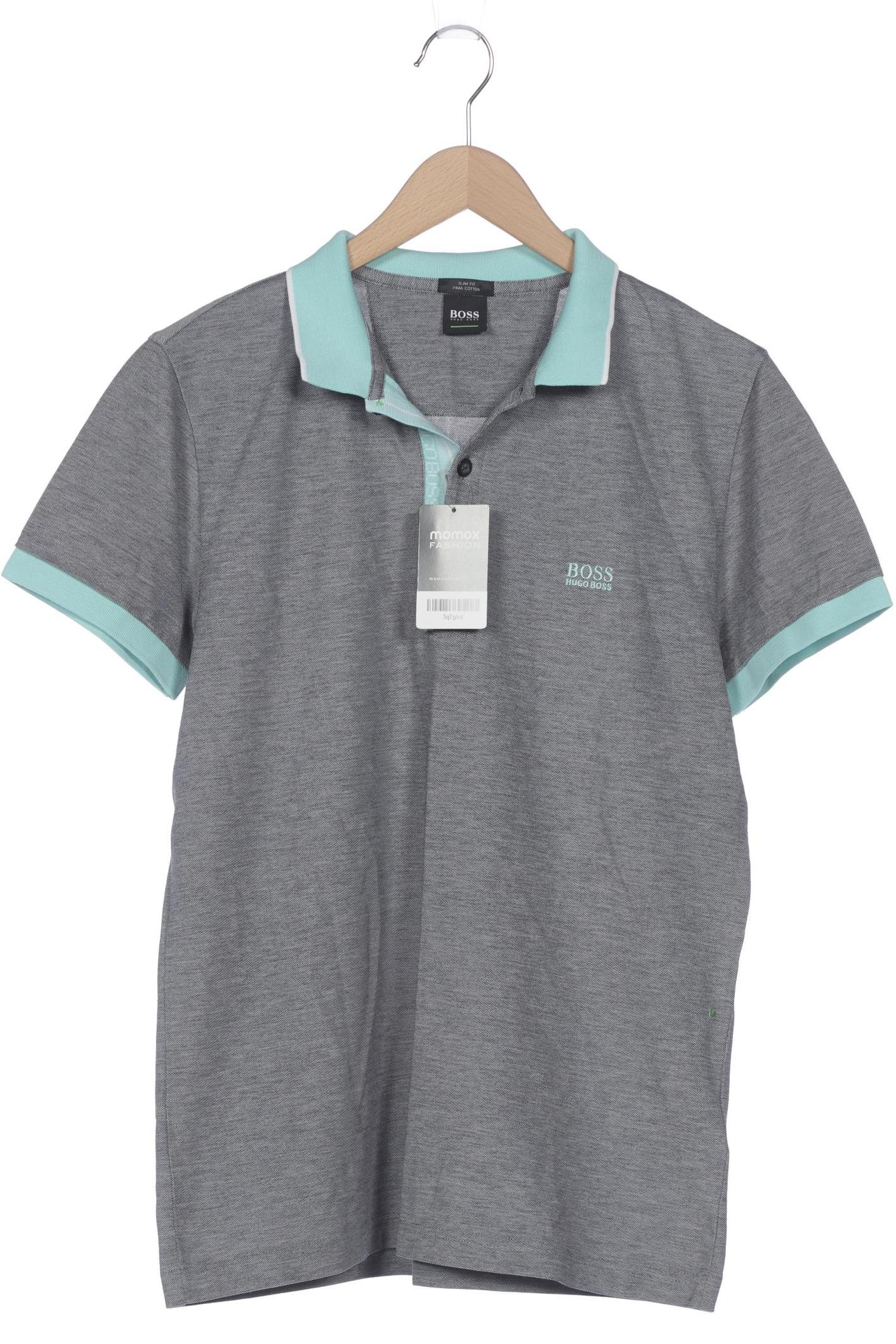 

Boss Green Herren Poloshirt, grau, Gr. 52