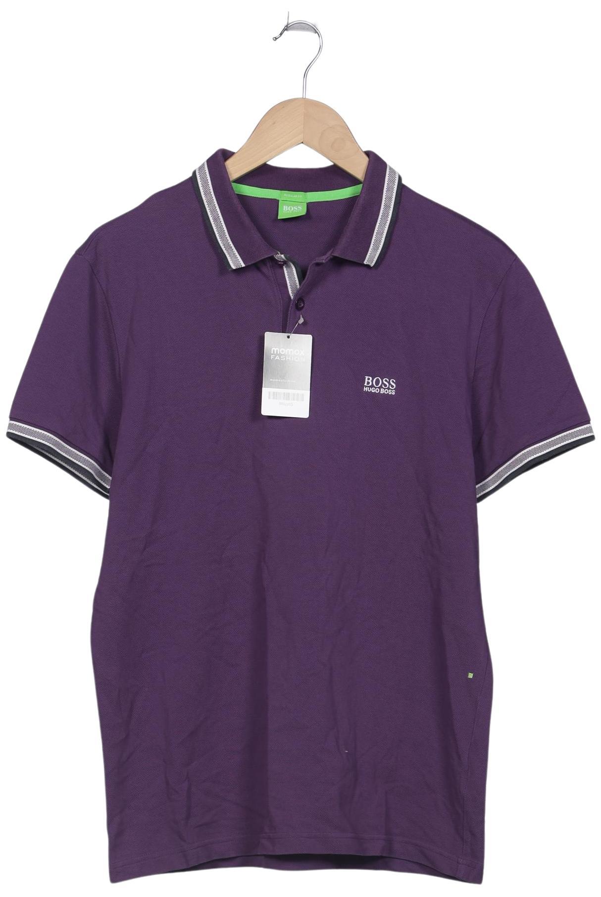 

Boss Green Herren Poloshirt, flieder, Gr. 52