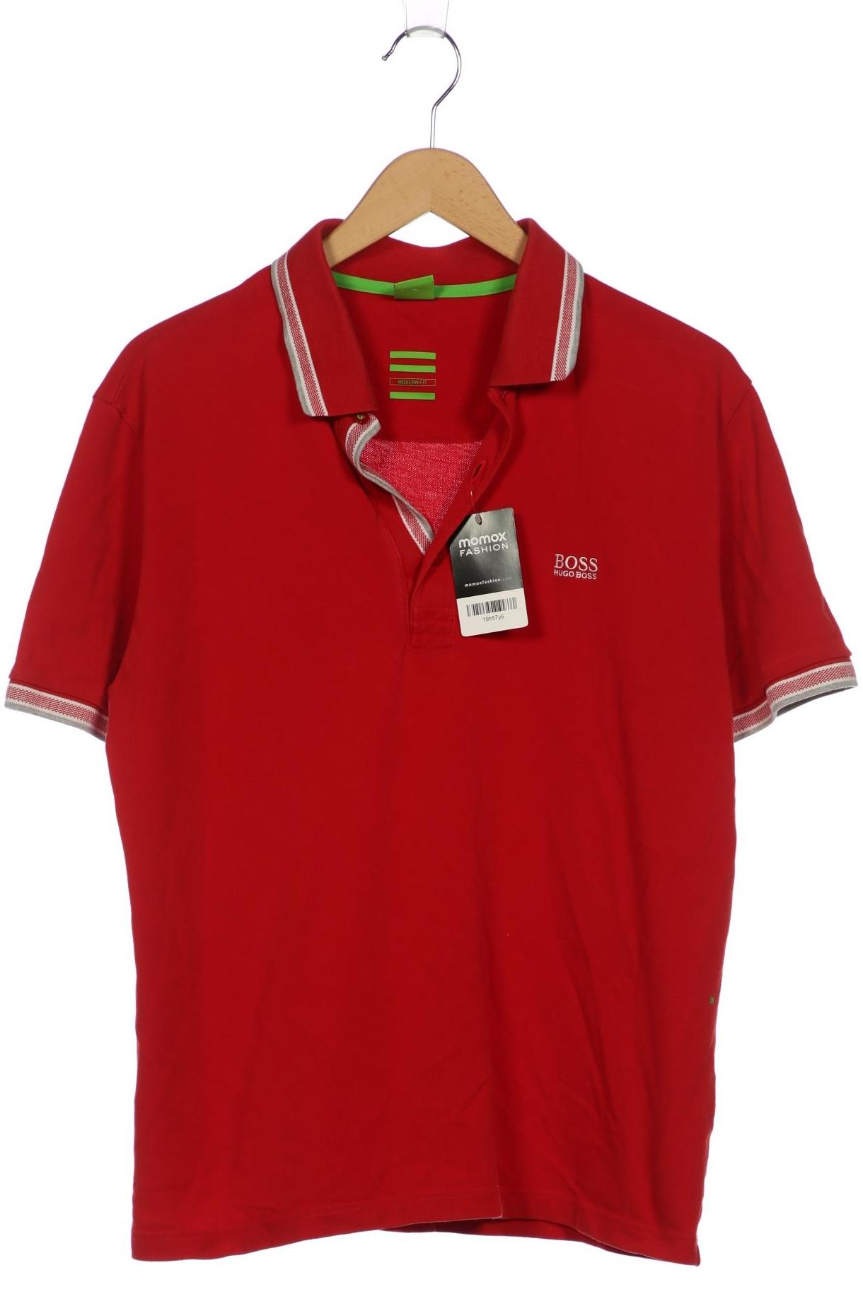 

Boss Green Herren Poloshirt, rot, Gr. 54