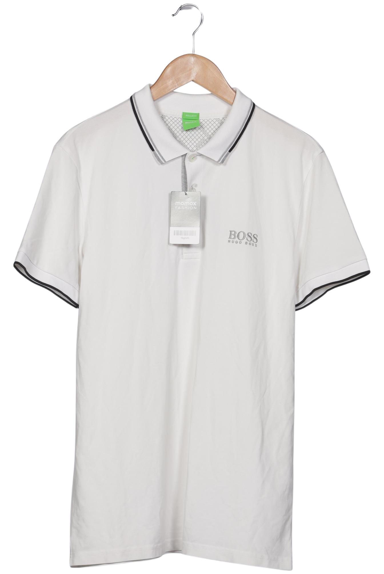 

Boss Green Herren Poloshirt, cremeweiß, Gr. 52