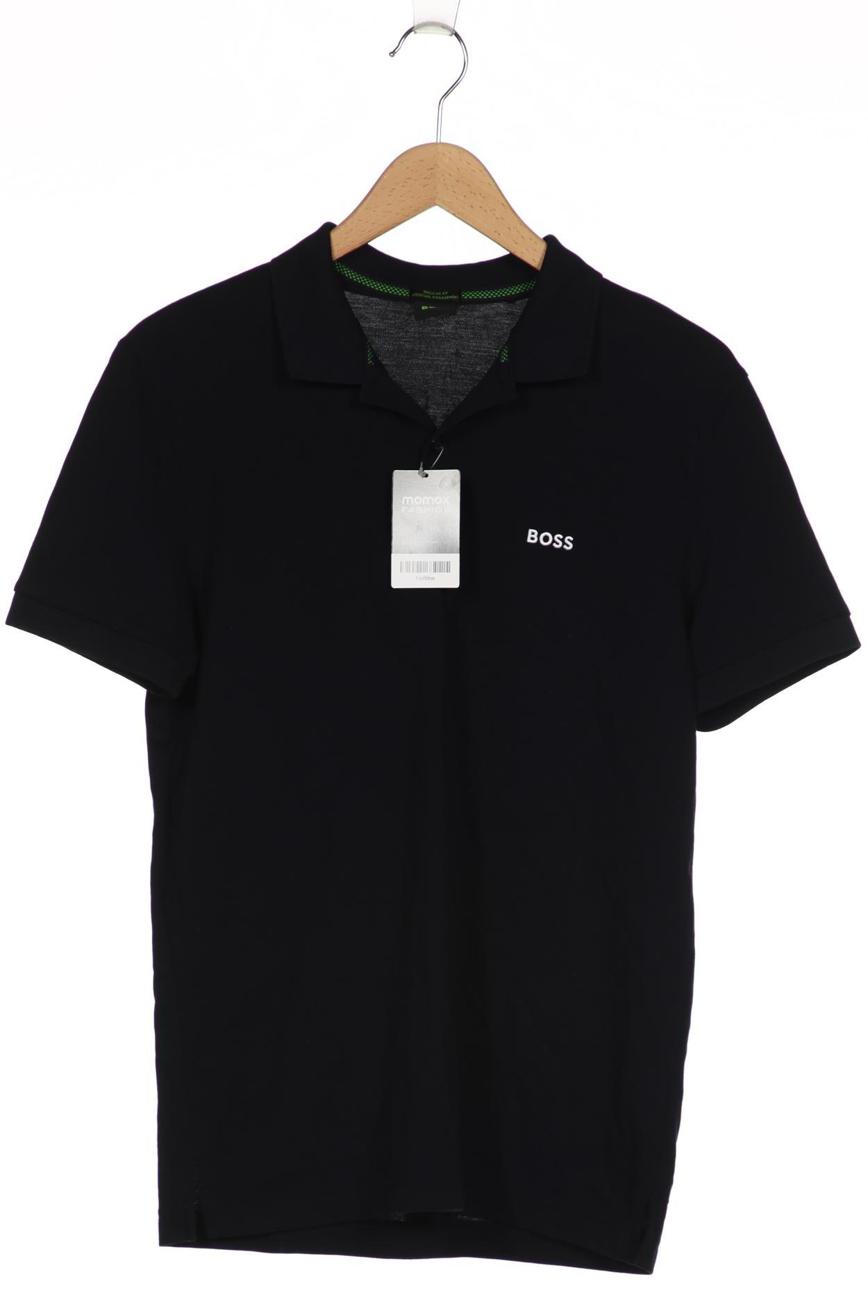 

Boss Green Herren Poloshirt, schwarz