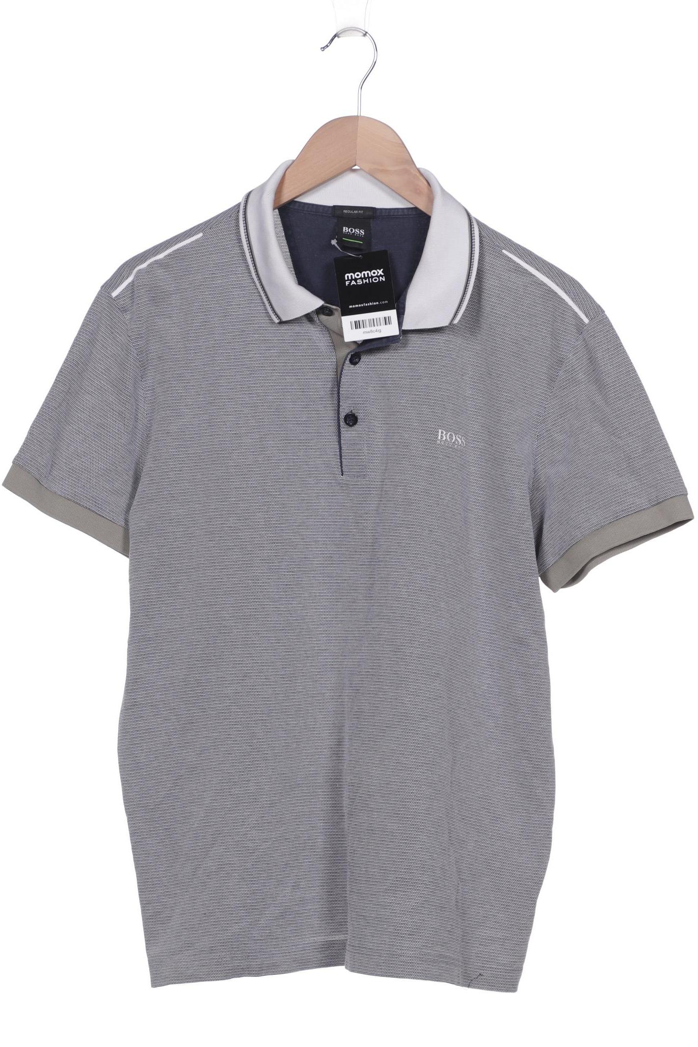 

Boss Green Herren Poloshirt, grau, Gr. 54