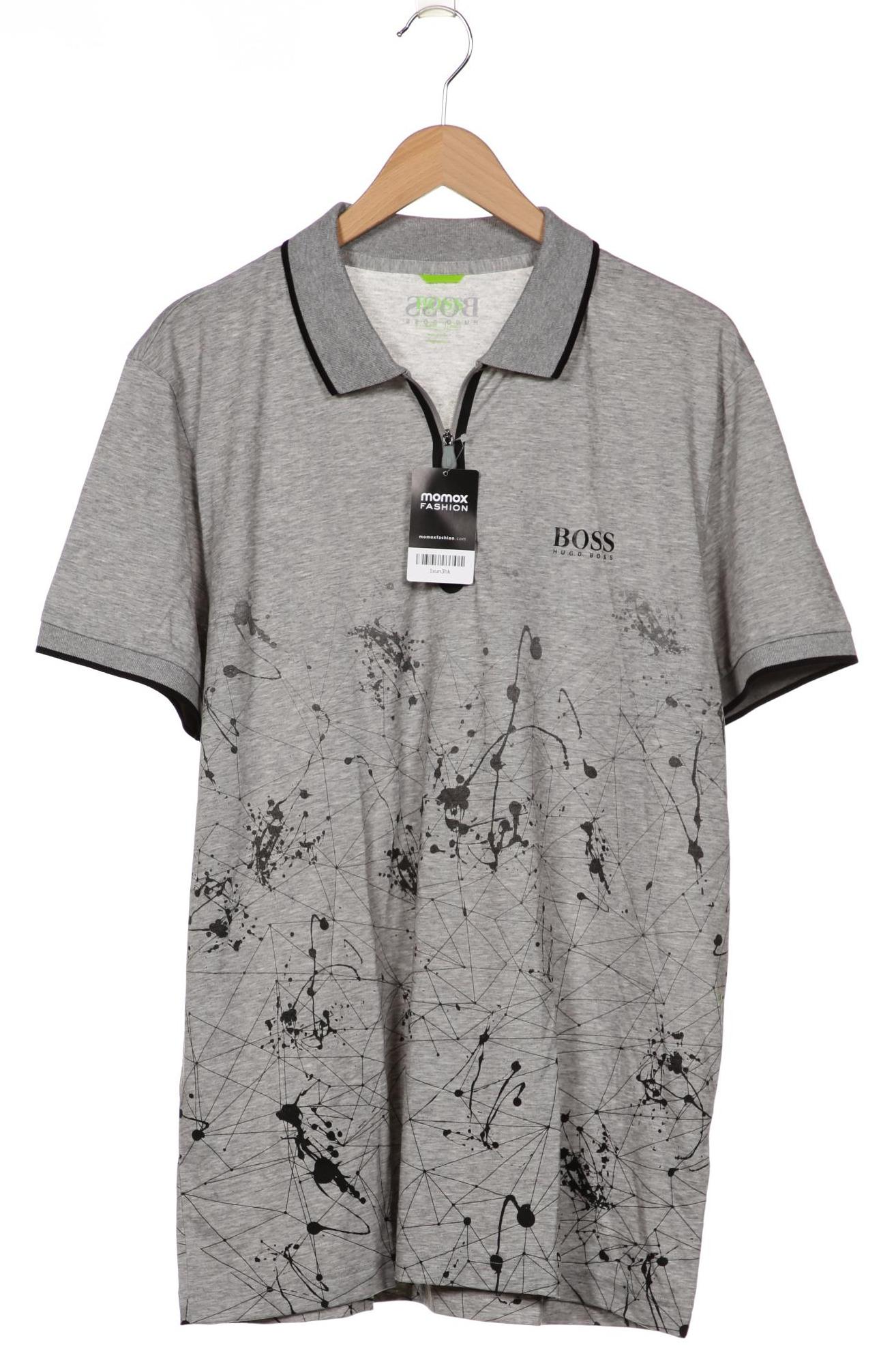 

Boss Green Herren Poloshirt, grau, Gr. 58