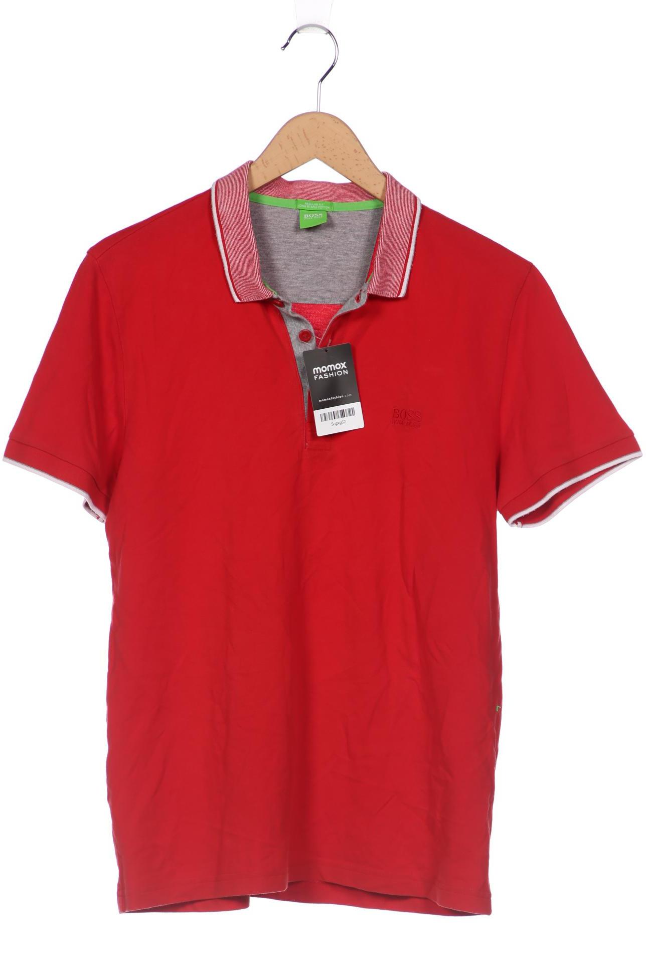 

Boss Green Herren Poloshirt, rot, Gr. 52