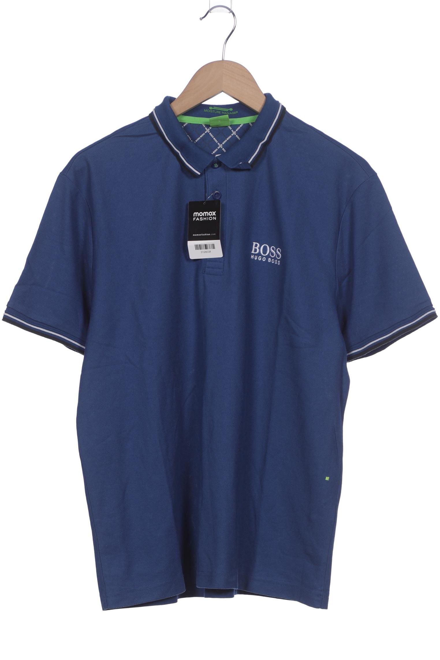 

Boss Green Herren Poloshirt, blau, Gr. 52