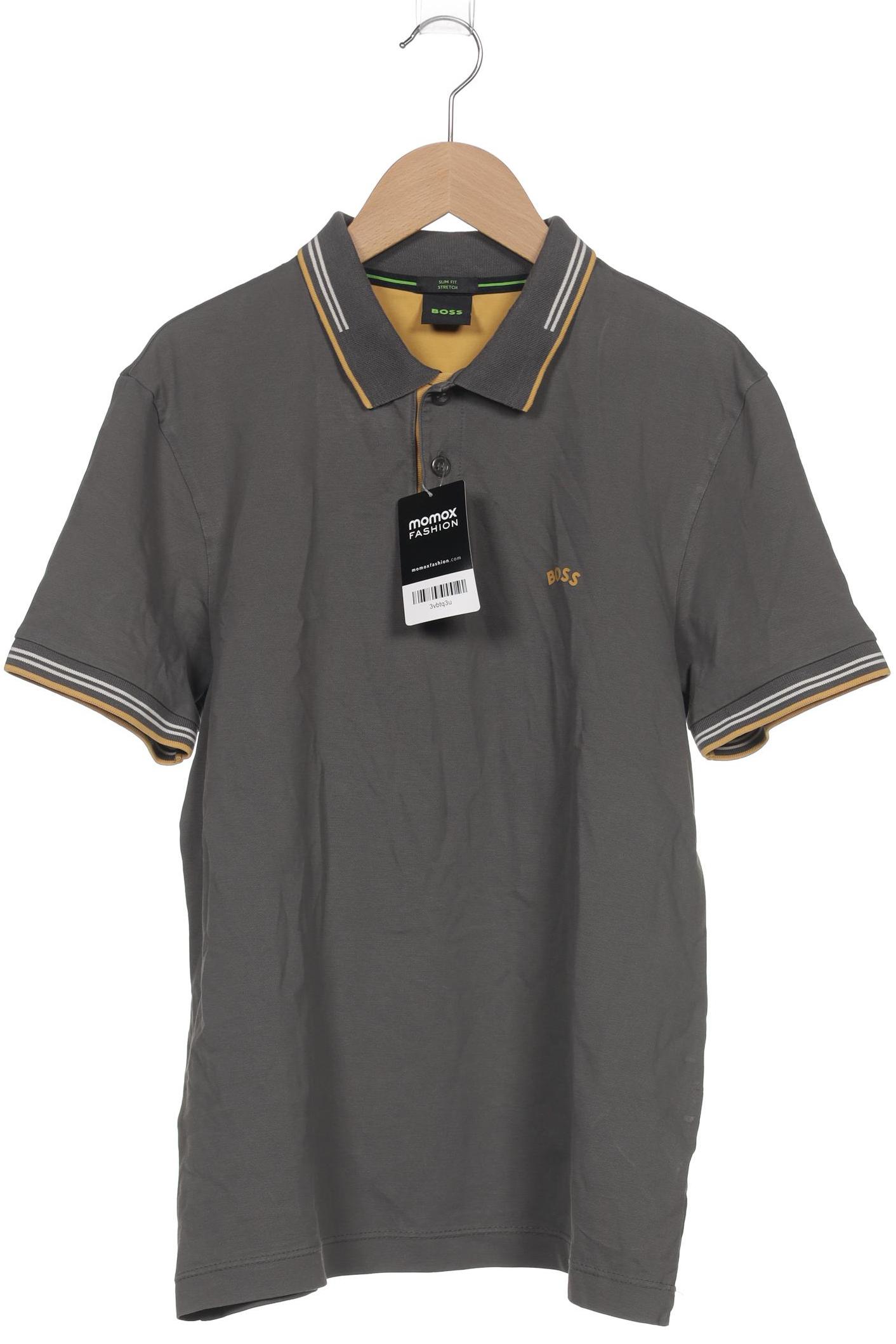 

Boss Green Herren Poloshirt, grau, Gr. 48