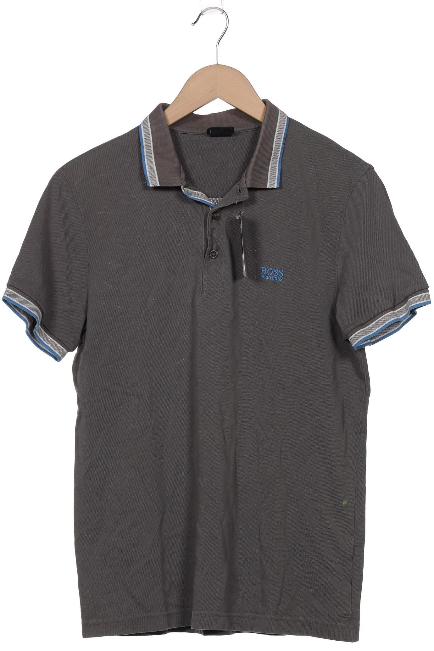 

Boss Green Herren Poloshirt, grau, Gr. 52