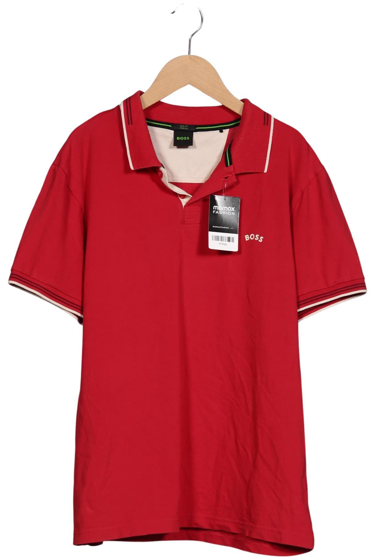 

Boss Green Herren Poloshirt, rot, Gr. 54