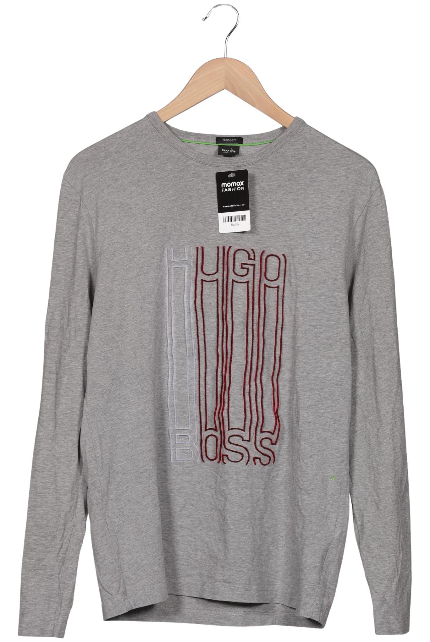 Thumbnail - Boss Green Herren Langarmshirt, grau, Gr. 48