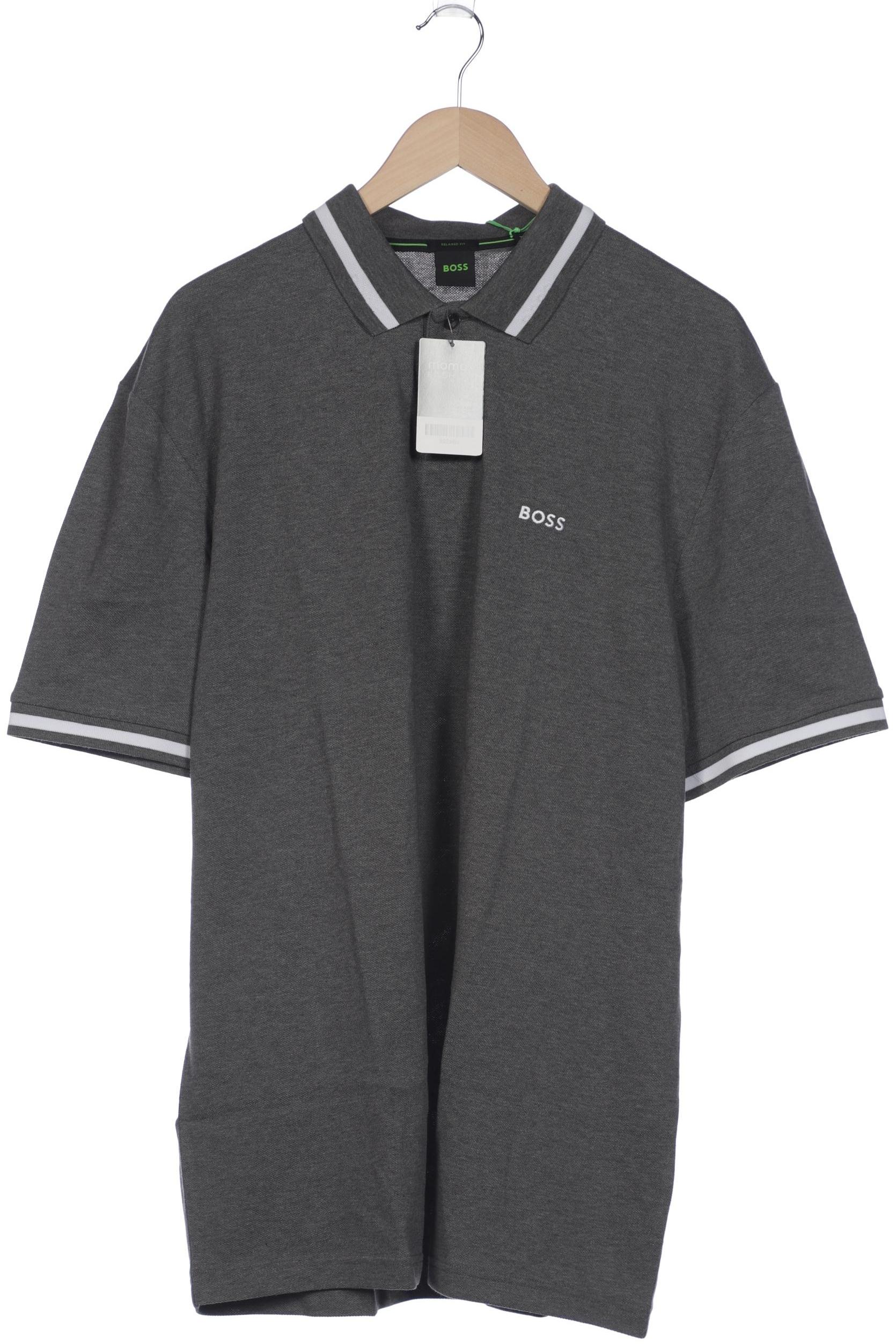 

Boss Green Herren Poloshirt, grau, Gr. 56