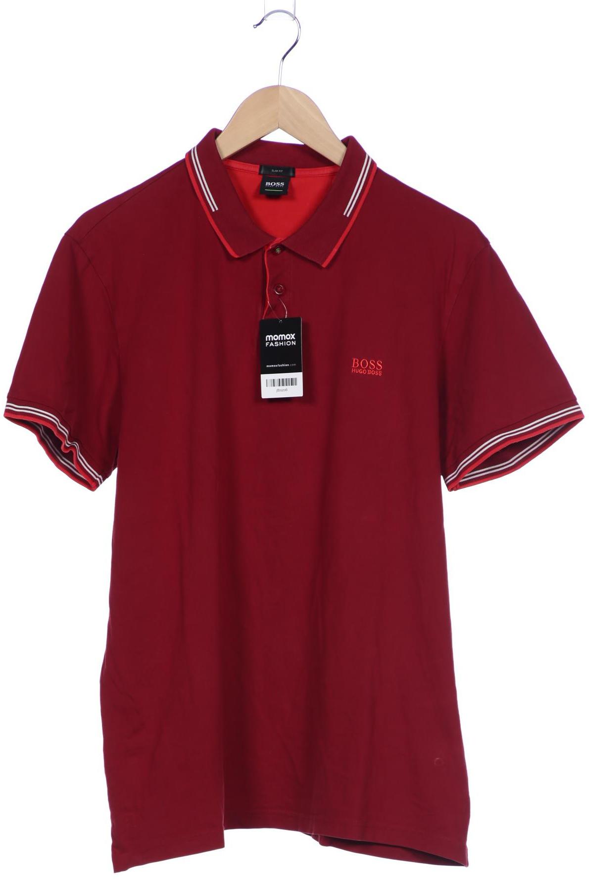 

Boss Green Herren Poloshirt, bordeaux, Gr. 56