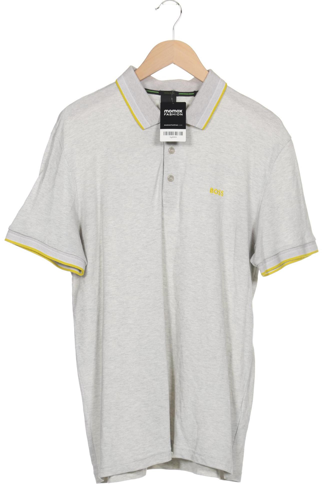 

Boss Green Herren Poloshirt, grau, Gr. 56