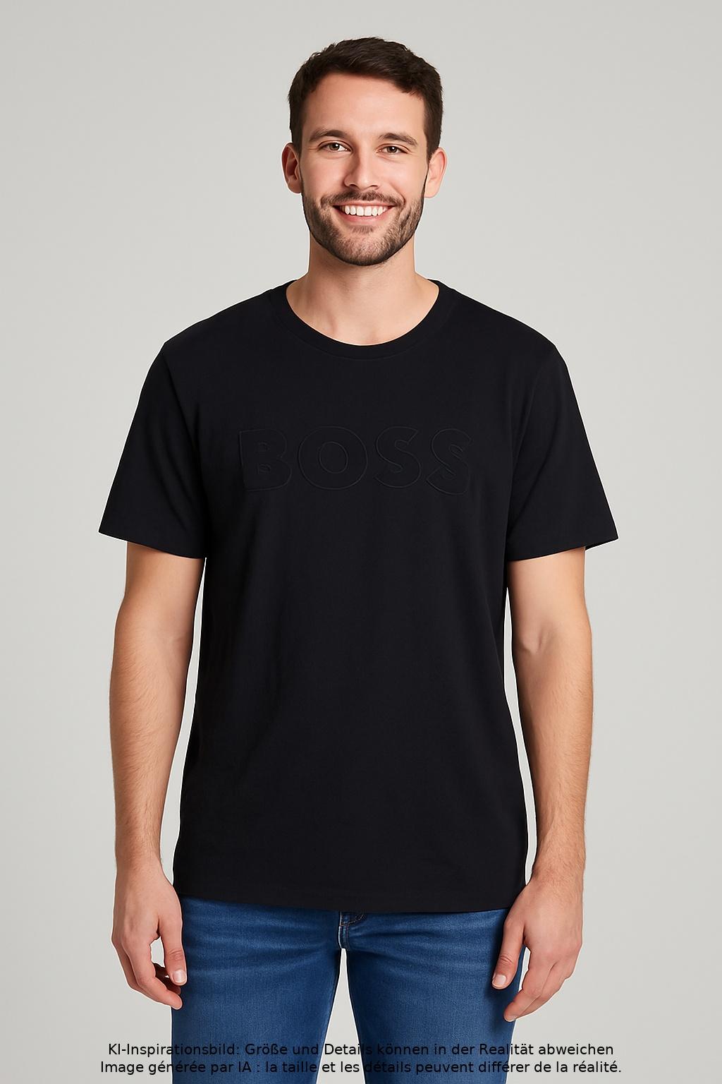 

Boss Green Herren T-Shirt, schwarz, Gr. 56