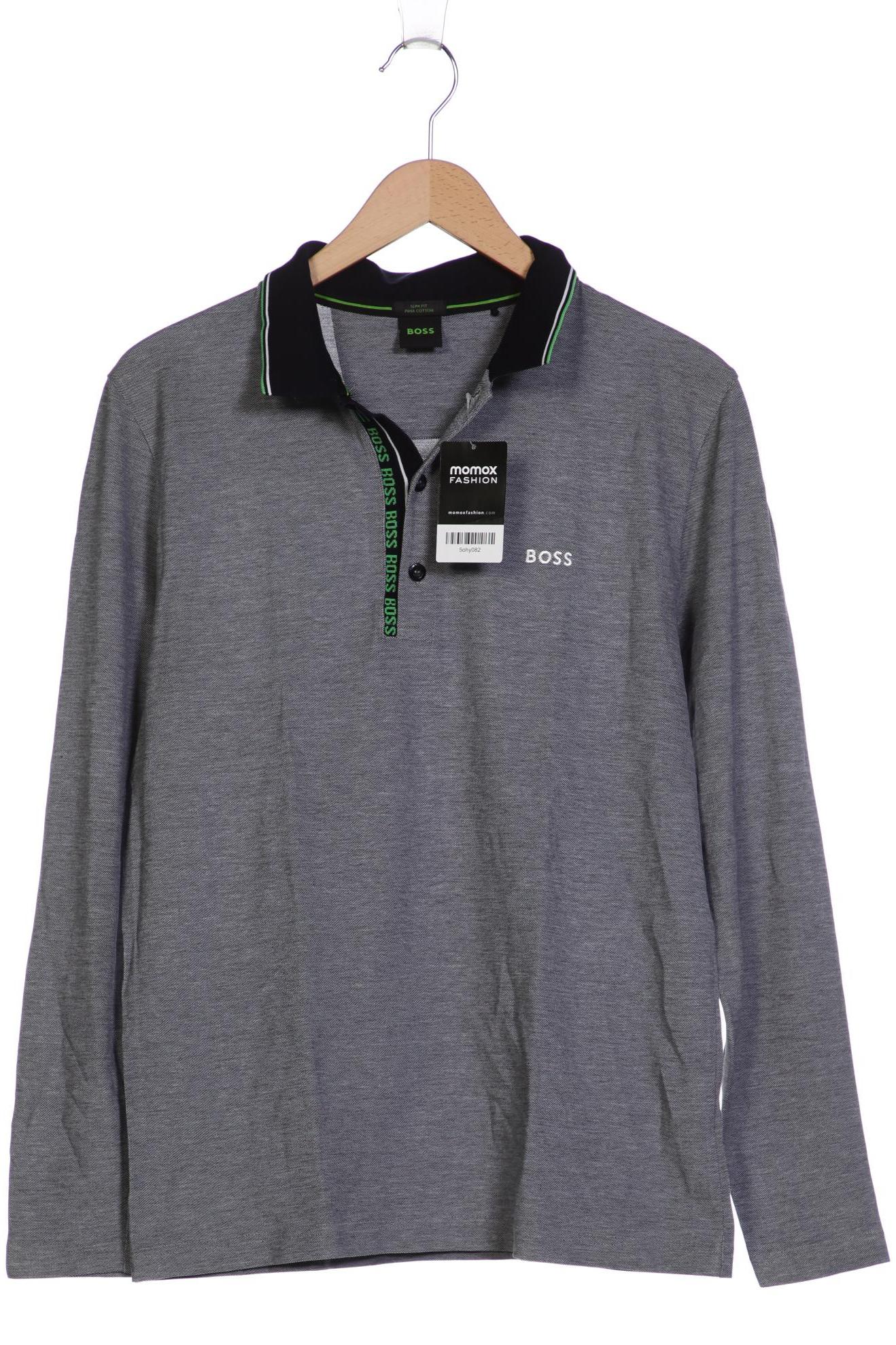 

Boss Green Herren Poloshirt, grau, Gr. 52