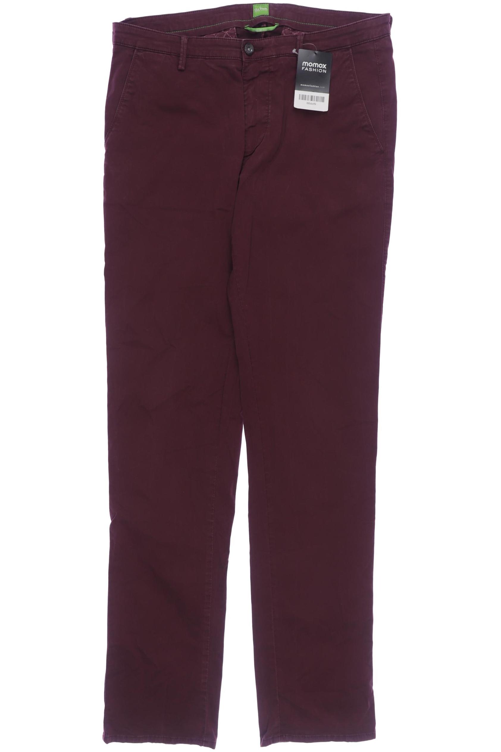 

Boss Green Herren Stoffhose, bordeaux, Gr. 46