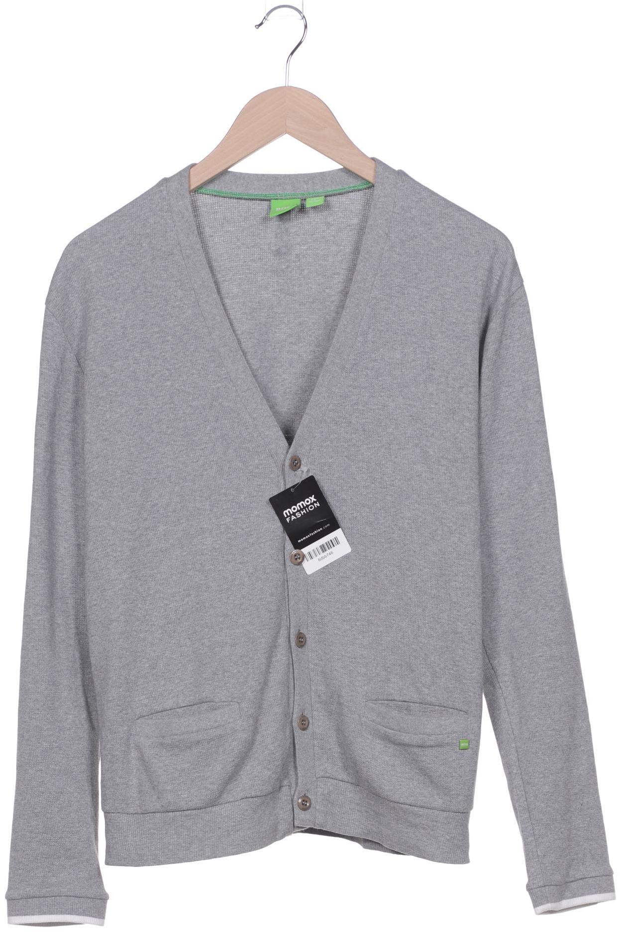 

Boss Green Herren Strickjacke, grau, Gr. 52