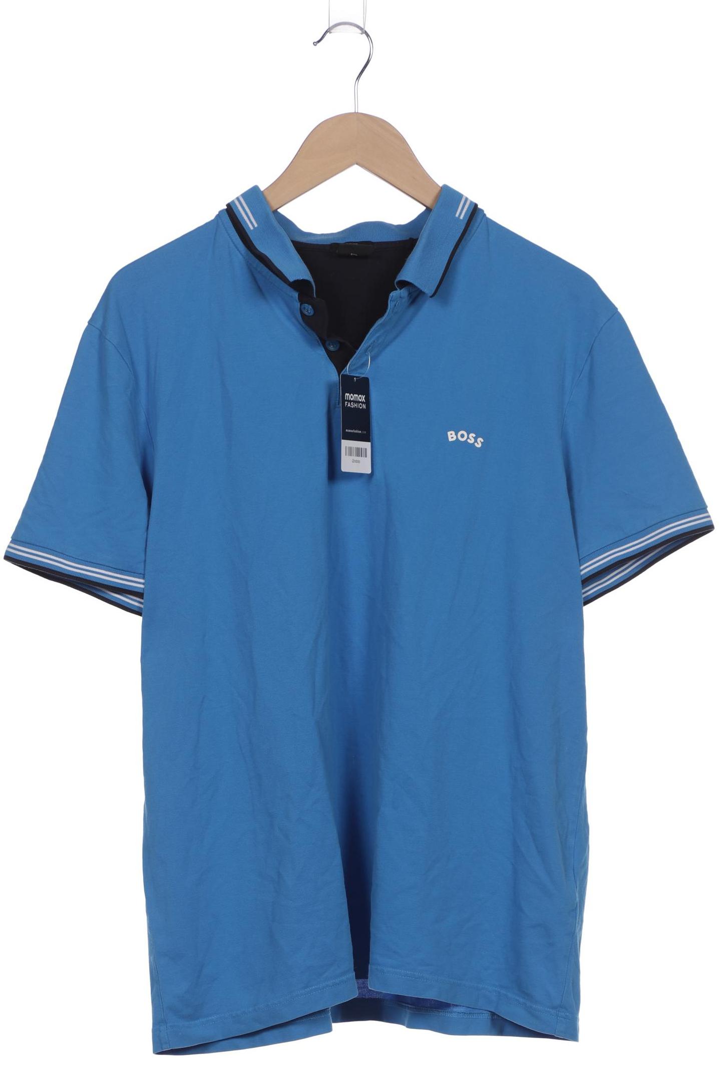 

Boss Green Herren Poloshirt, blau, Gr. 58
