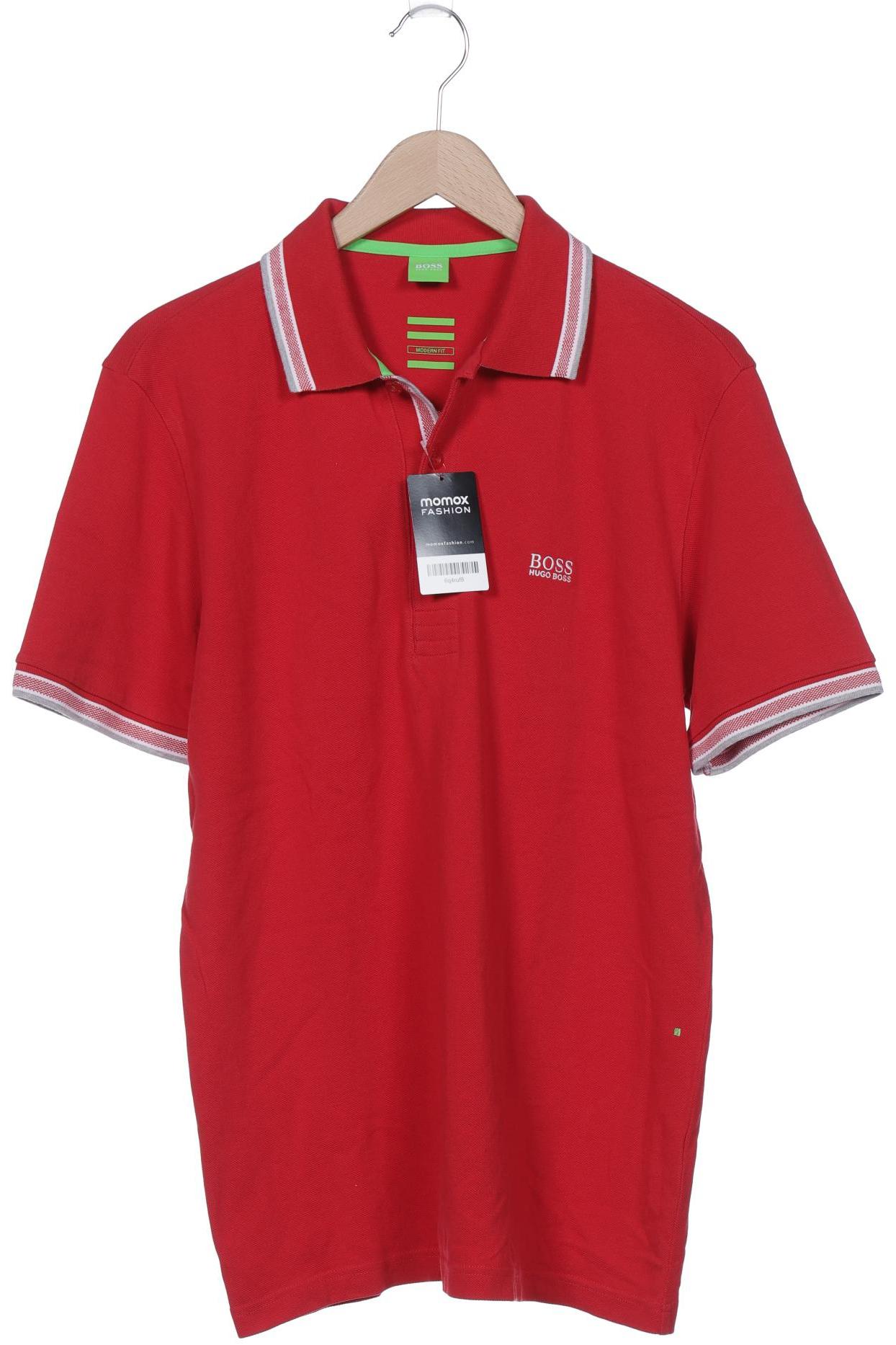 

Boss Green Herren Poloshirt, rot, Gr. 52