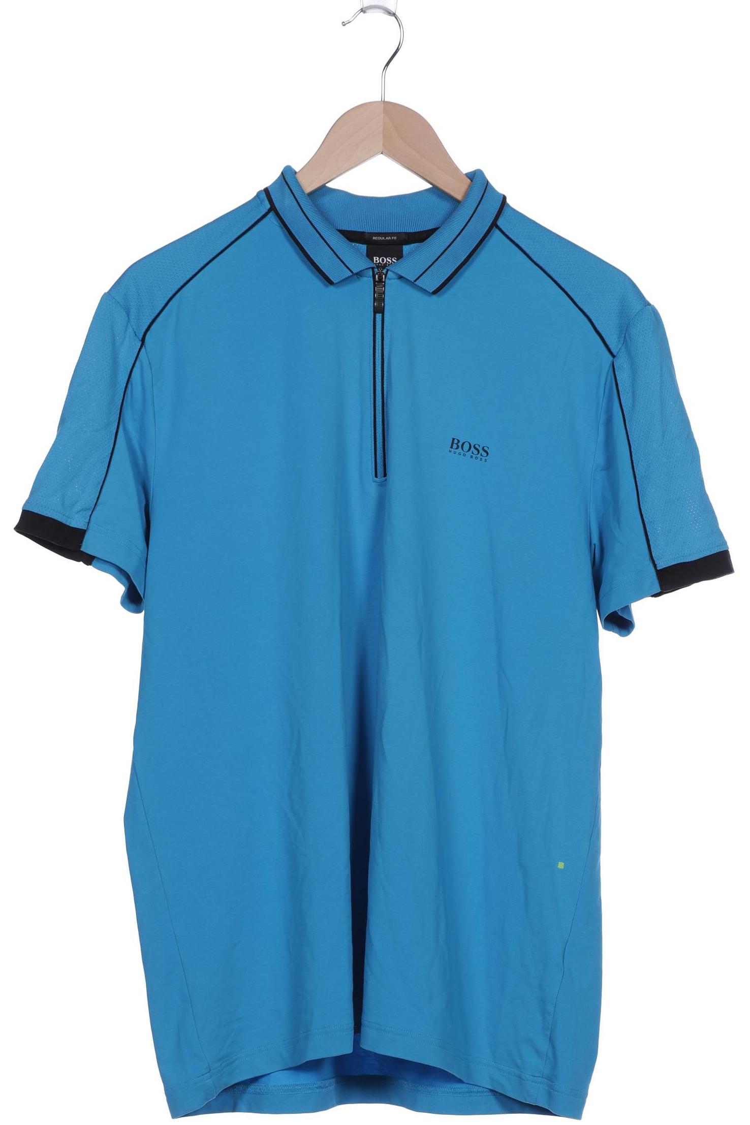

Boss Green Herren Poloshirt, blau, Gr. 54
