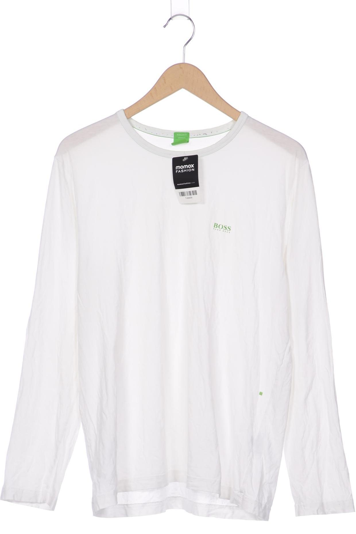 

Boss Green Herren Langarmshirt, weiß, Gr. 54