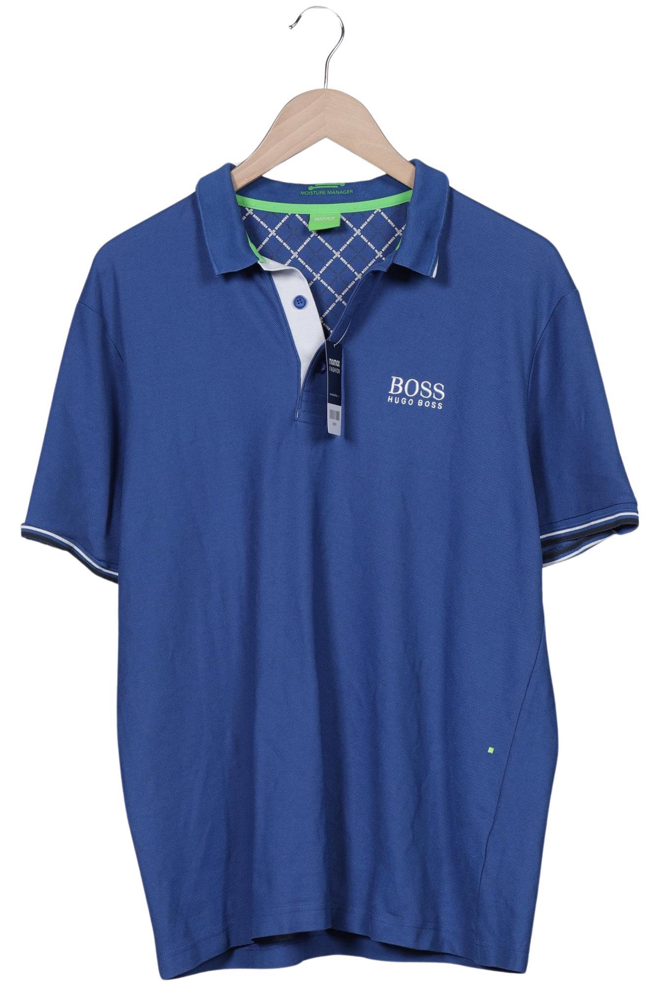 

Boss Green Herren Poloshirt, blau, Gr. 54