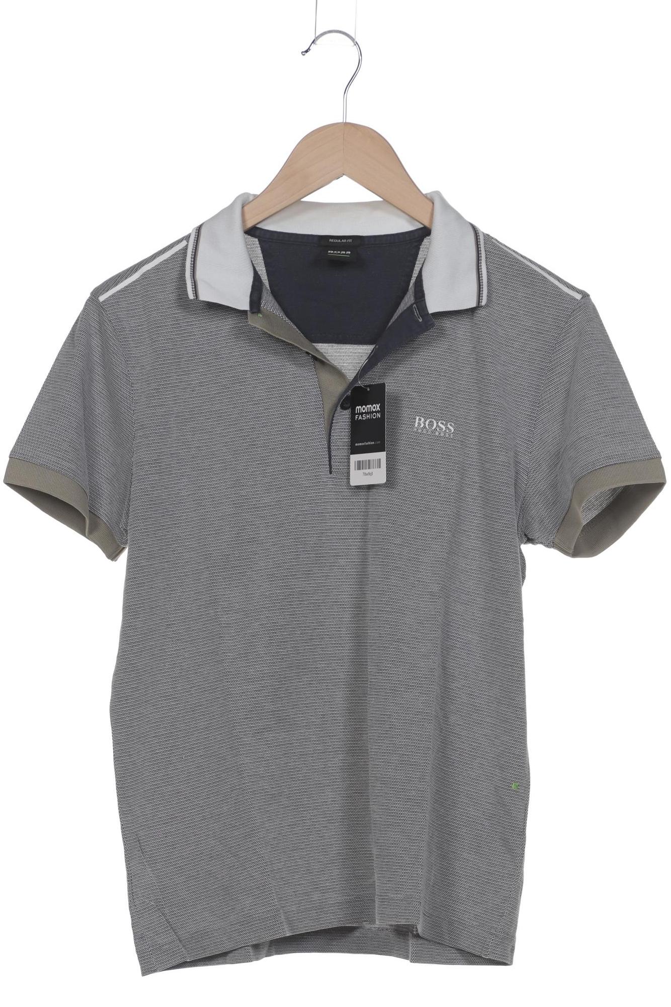

Boss Green Herren Poloshirt, grau, Gr. 46