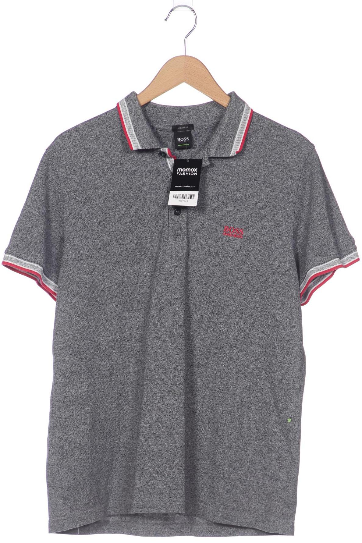 

Boss Green Herren Poloshirt, grau, Gr. 54