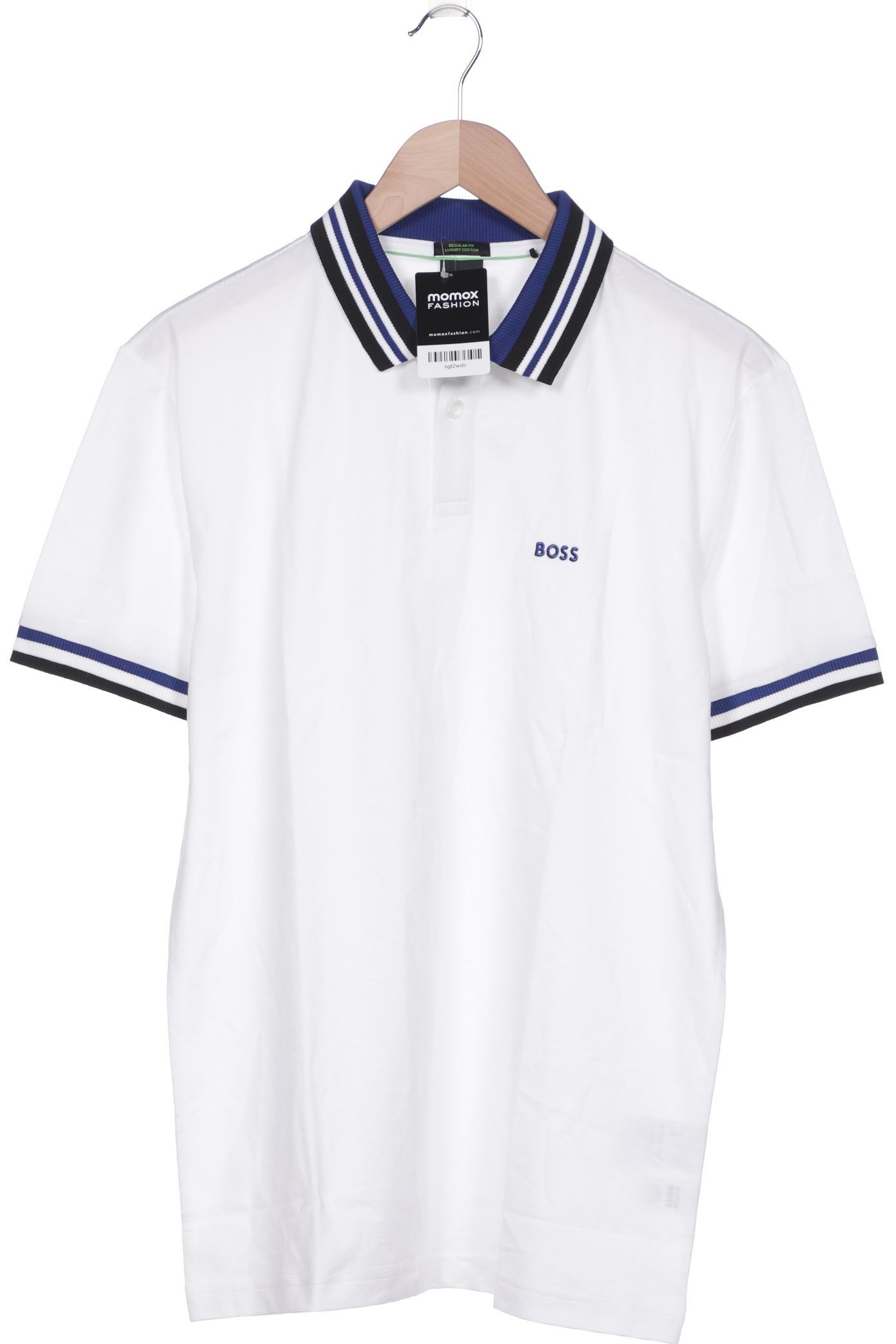 

Boss Green Herren Poloshirt, weiß