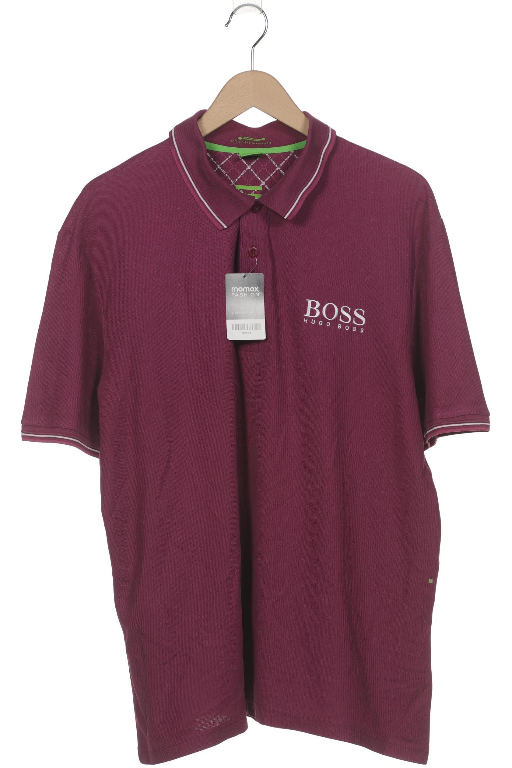 

Boss Green Herren Poloshirt, bordeaux, Gr. 58