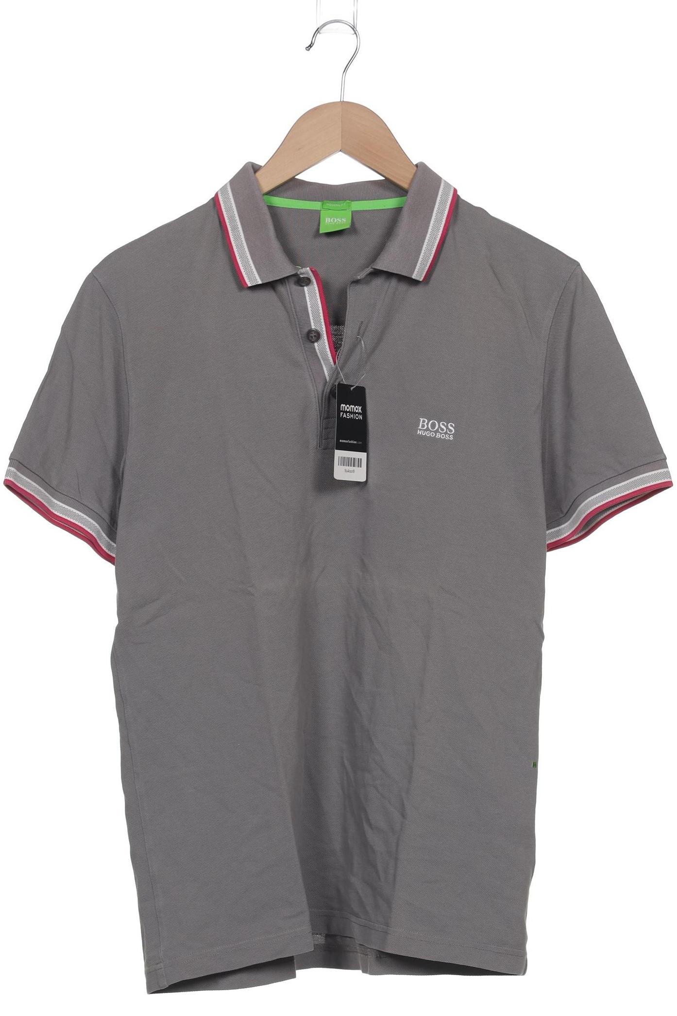 

Boss Green Herren Poloshirt, grau, Gr. 52
