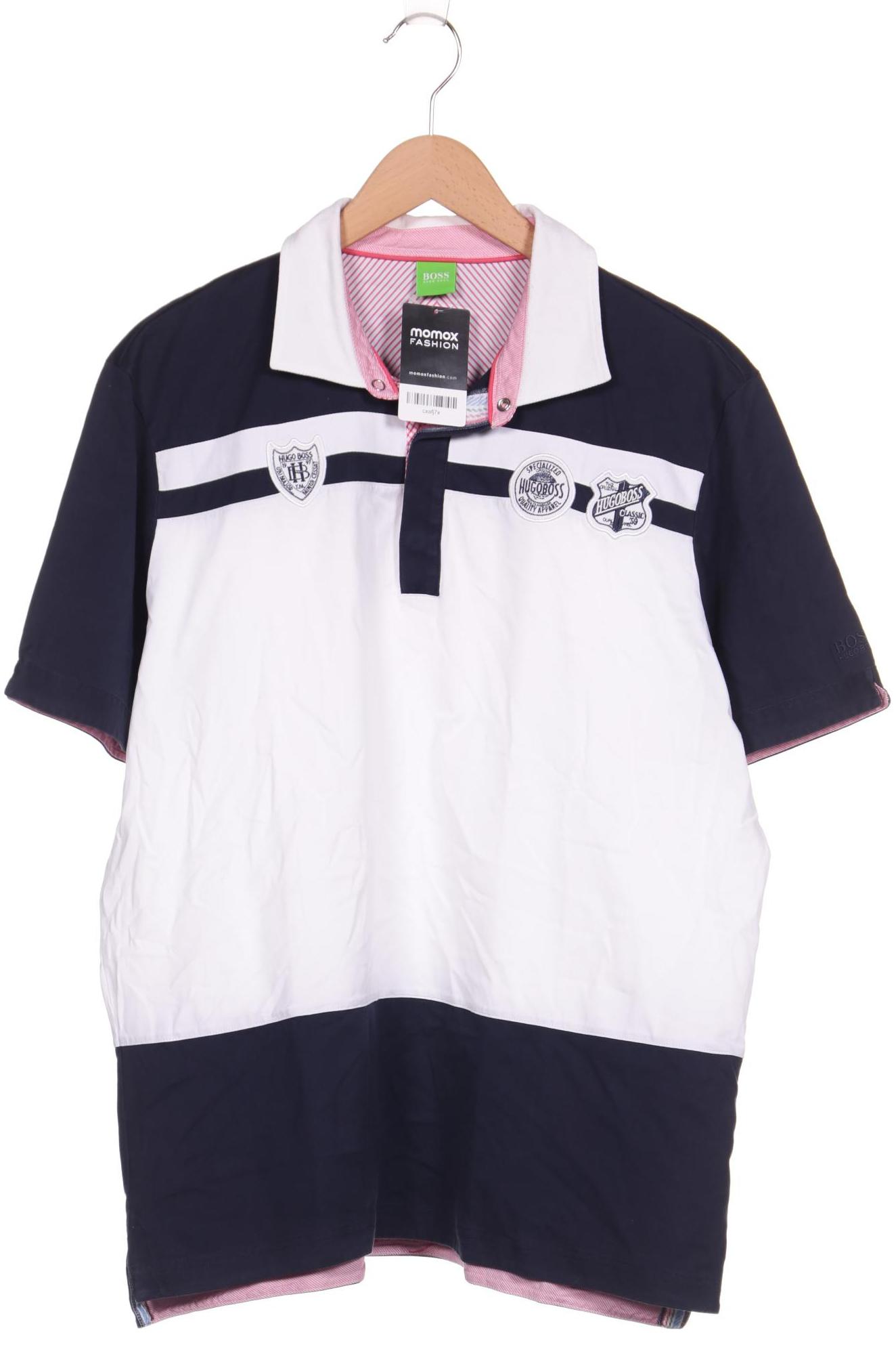 

Boss Green Herren Poloshirt, weiß, Gr. 56