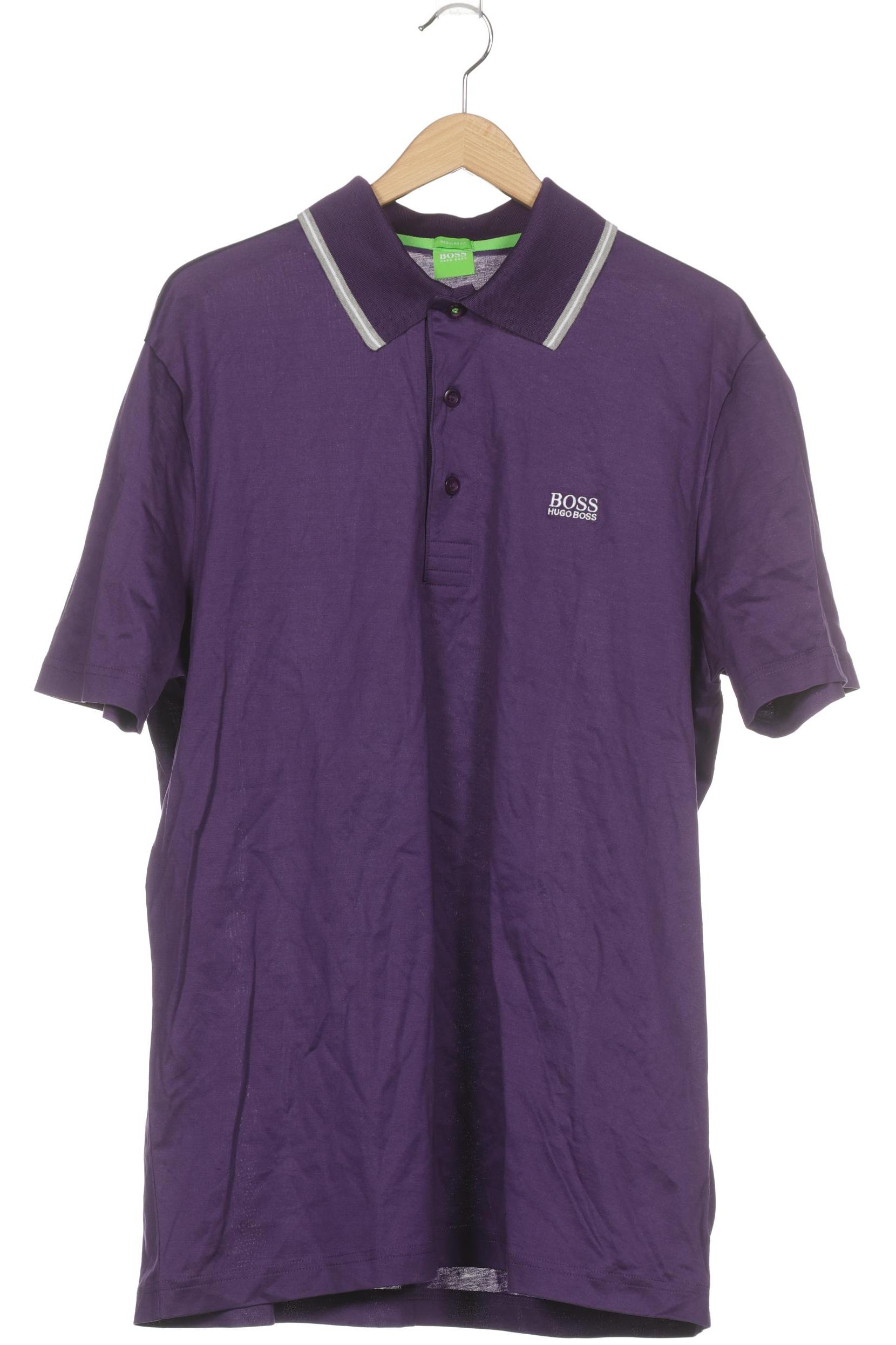 

Boss Green Herren Poloshirt, flieder, Gr. 54