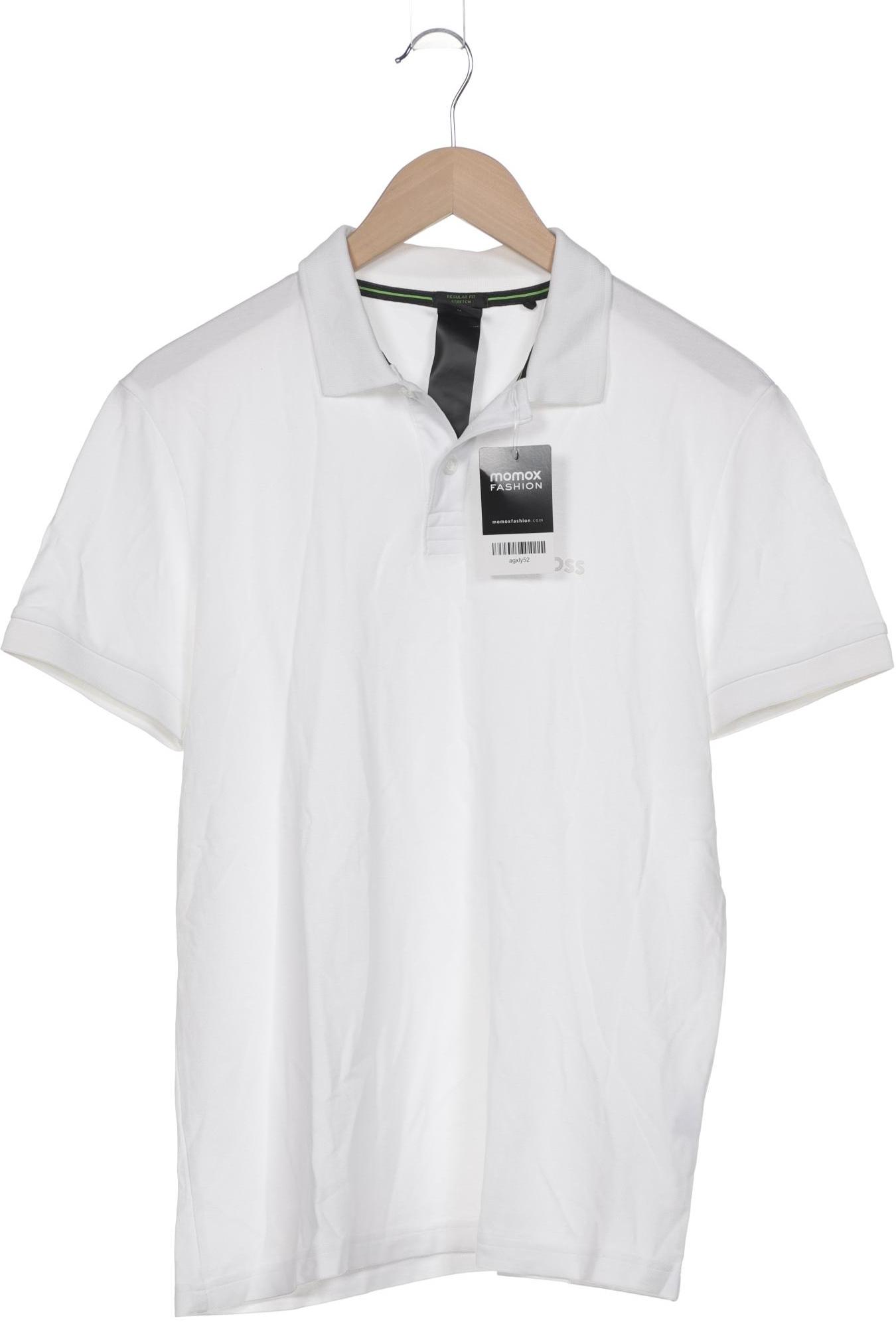 

Boss Green Herren Poloshirt, weiß, Gr. 48