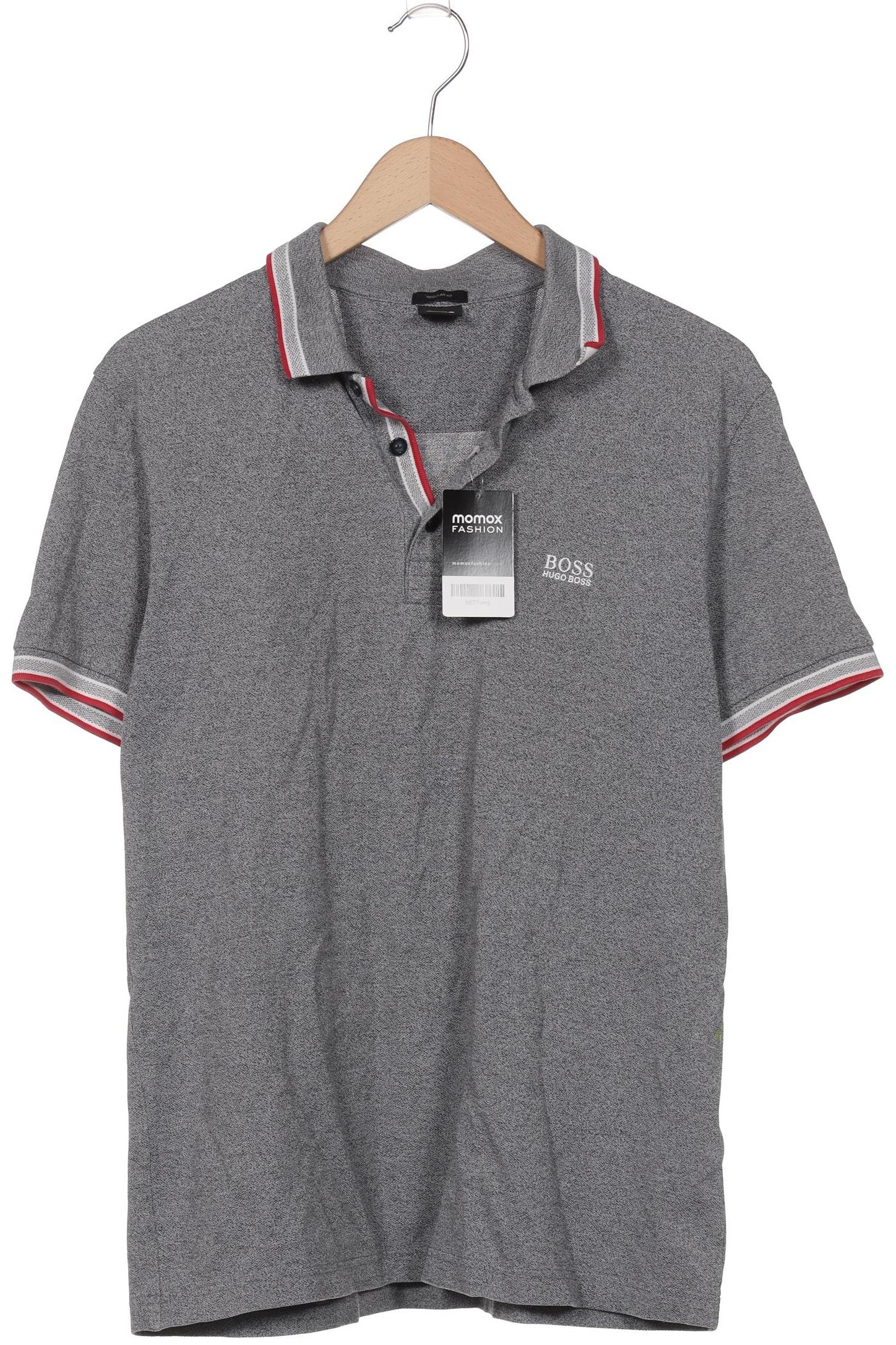 

Boss Green Herren Poloshirt, grau, Gr. 54