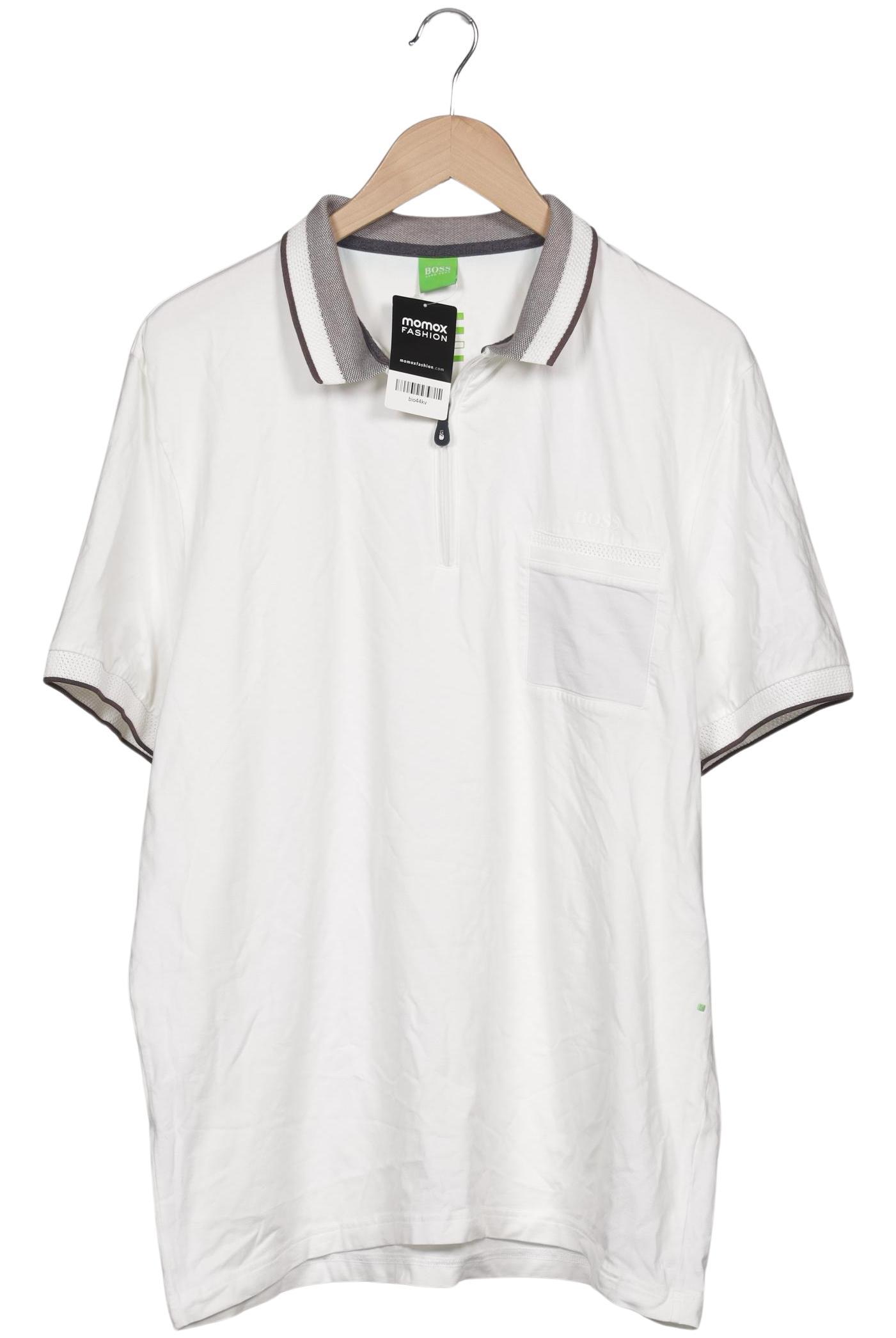 

Boss Green Herren Poloshirt, weiß, Gr. 56