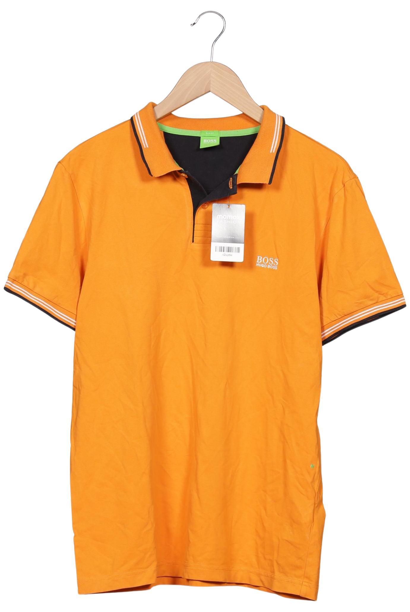 

Boss Green Herren Poloshirt, orange, Gr. 52