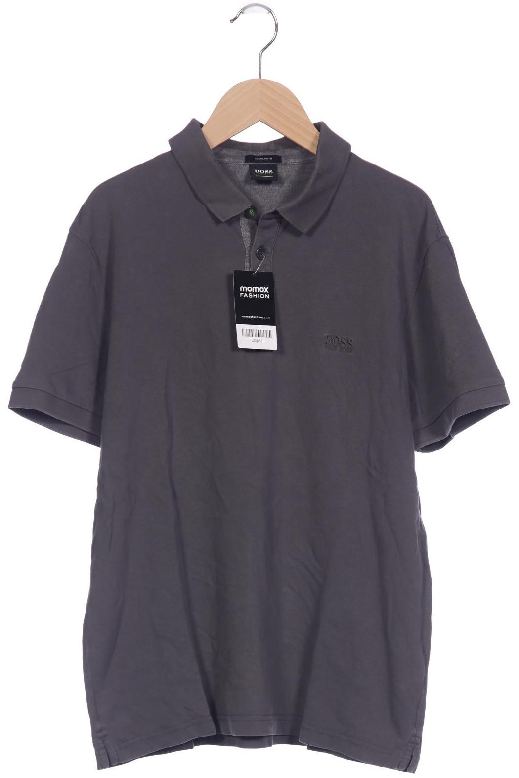 

Boss Green Herren Poloshirt, grau, Gr. 52