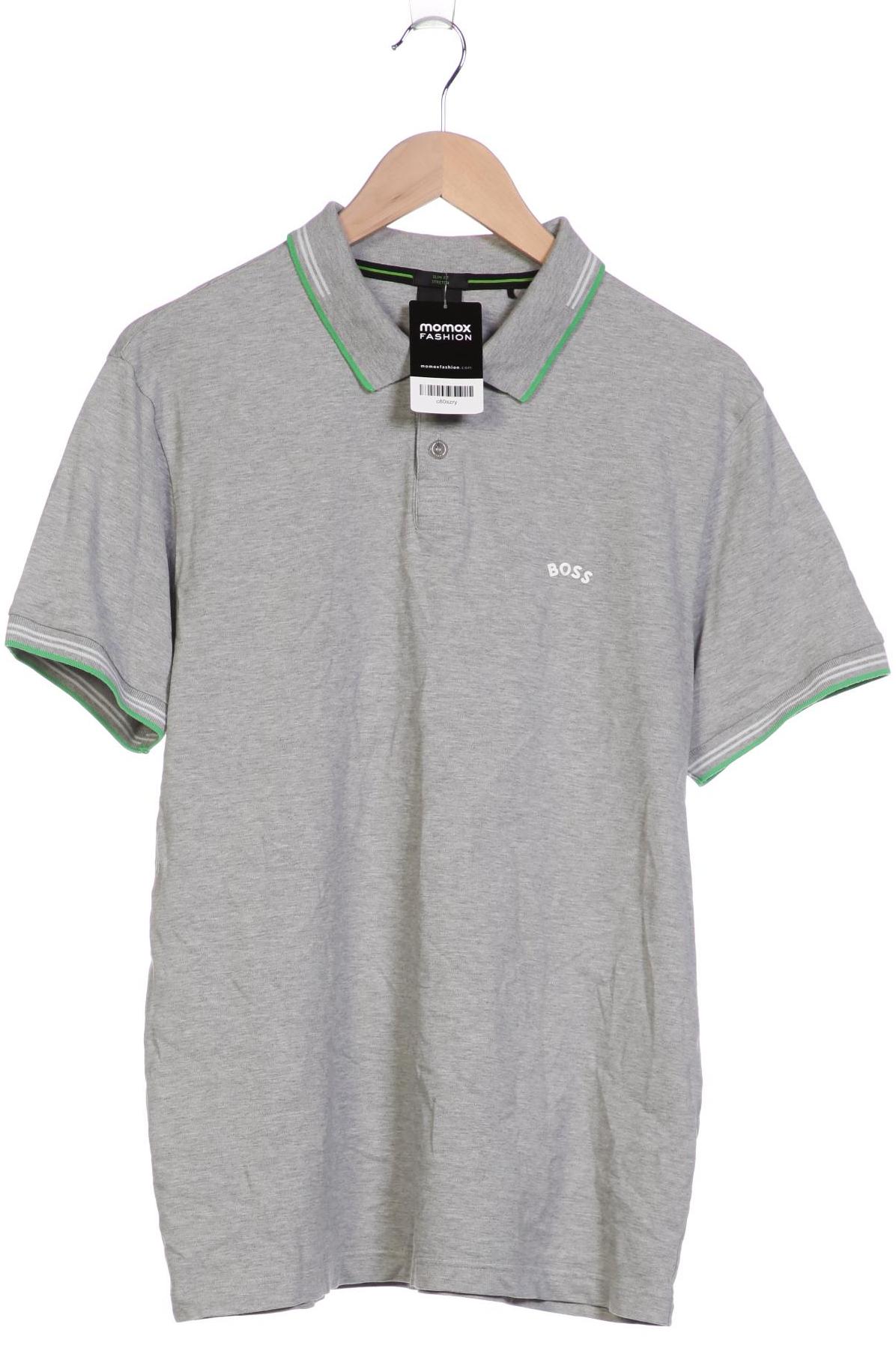

Boss Green Herren Poloshirt, grau, Gr. 54