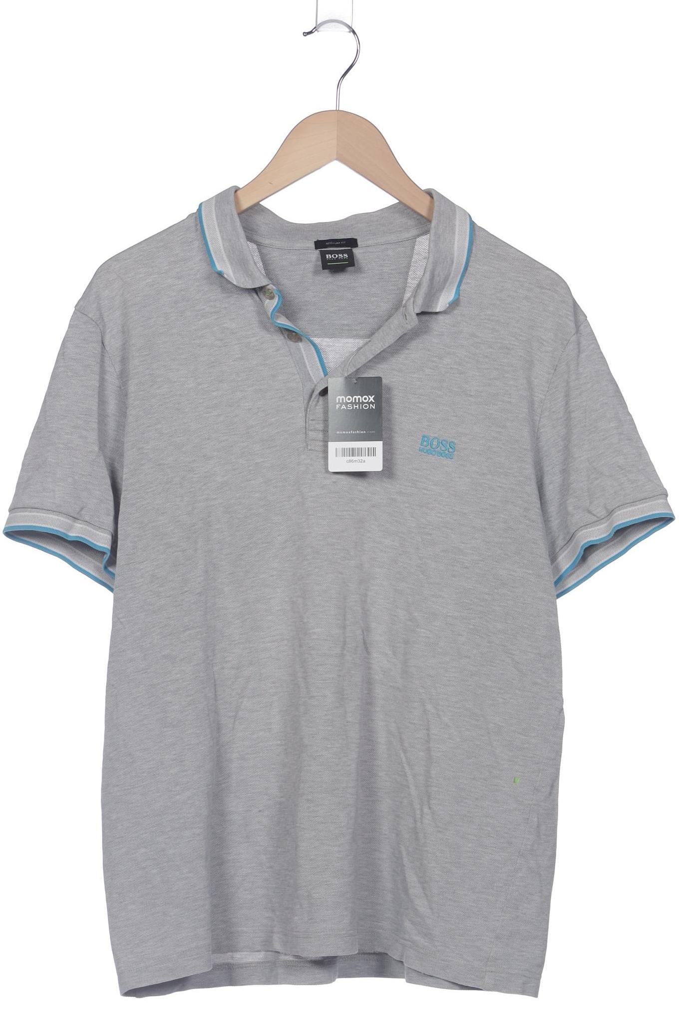 

Boss Green Herren Poloshirt, grau, Gr. 54