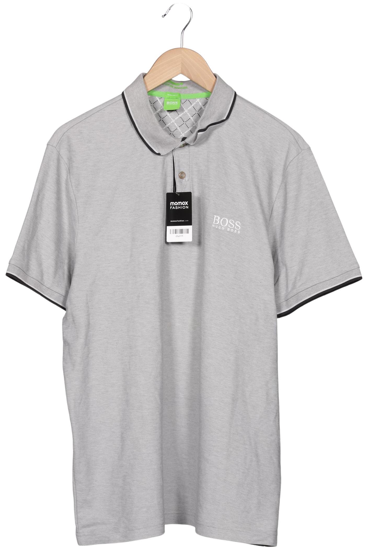 

Boss Green Herren Poloshirt, grau, Gr. 56