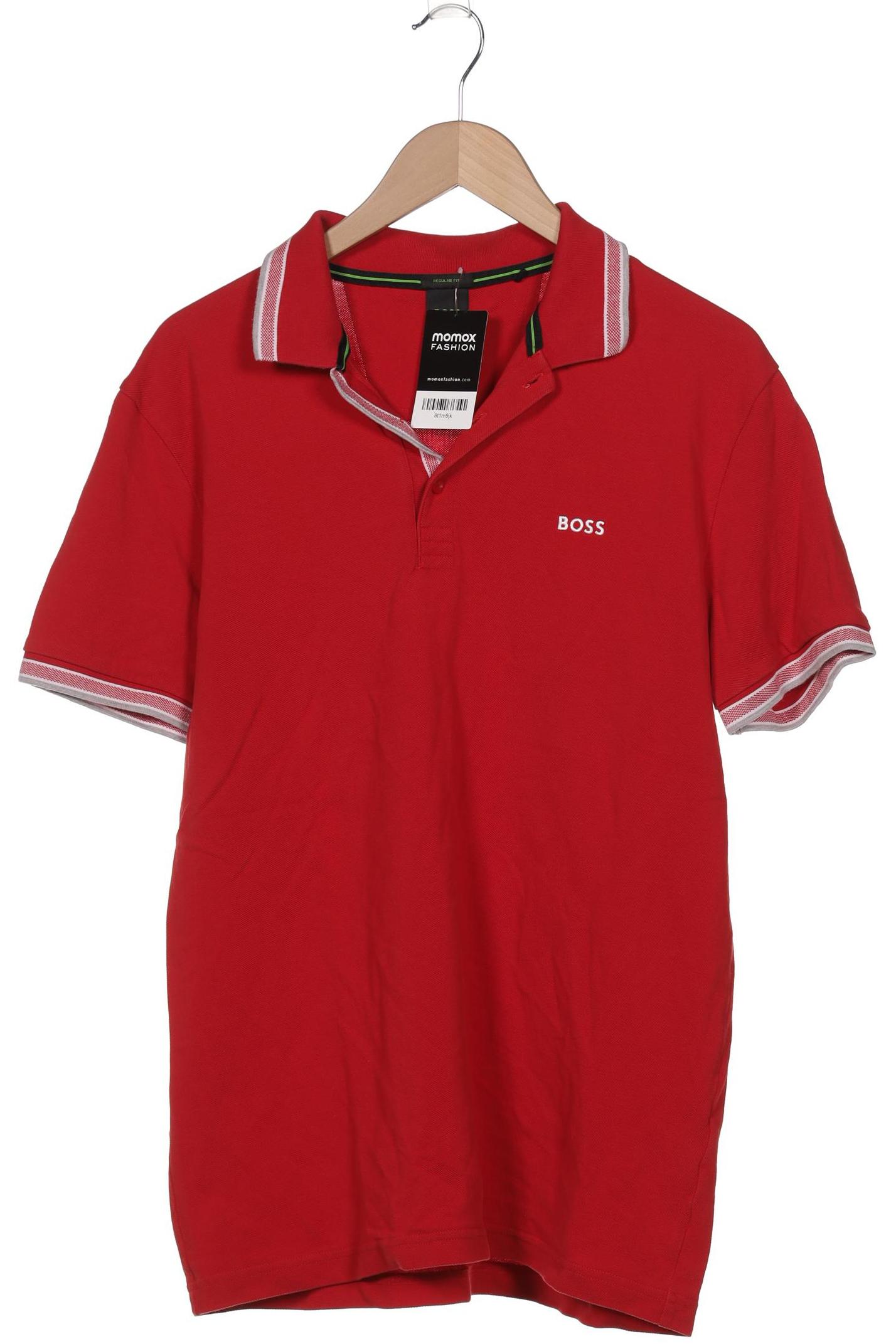 

Boss Green Herren Poloshirt, rot, Gr. 54