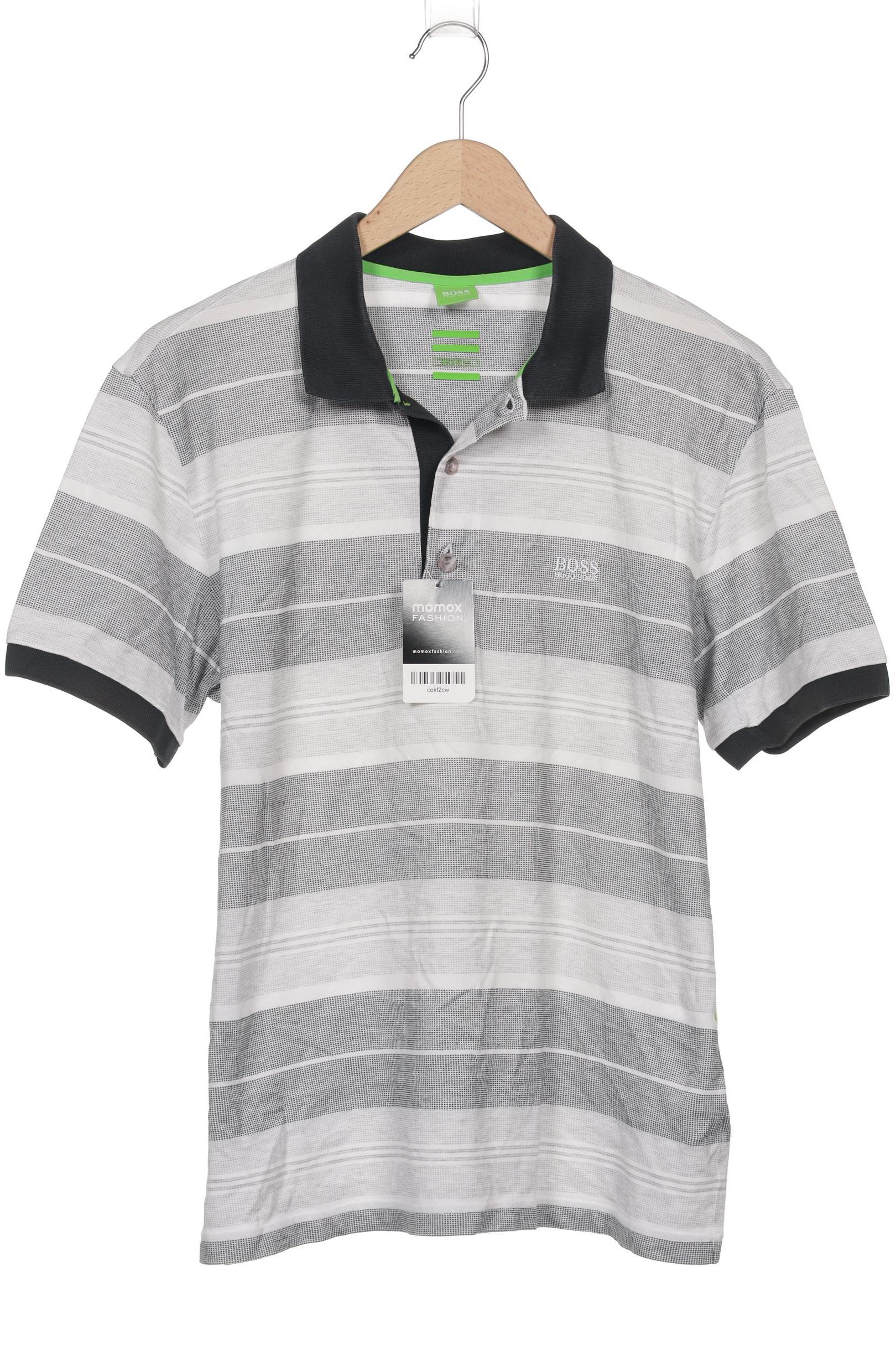 

Boss Green Herren Poloshirt, grau, Gr. 52